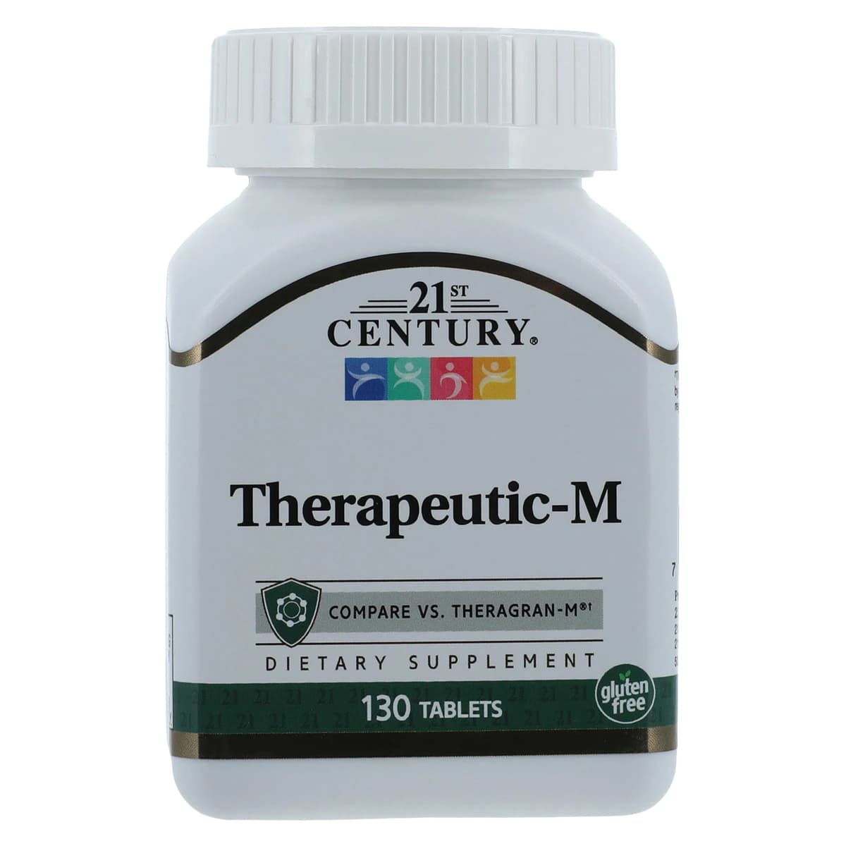 21st Century Healthcare Therapeutic-M Multivitamin Tablets, 130/Bottle - Multivitamin Therapeutic M Tab - Image 1