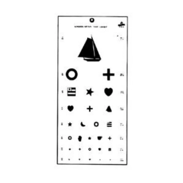 Kindergarten Eye Chart (Alimed) - Chart Eye Kindergarten - Image 1