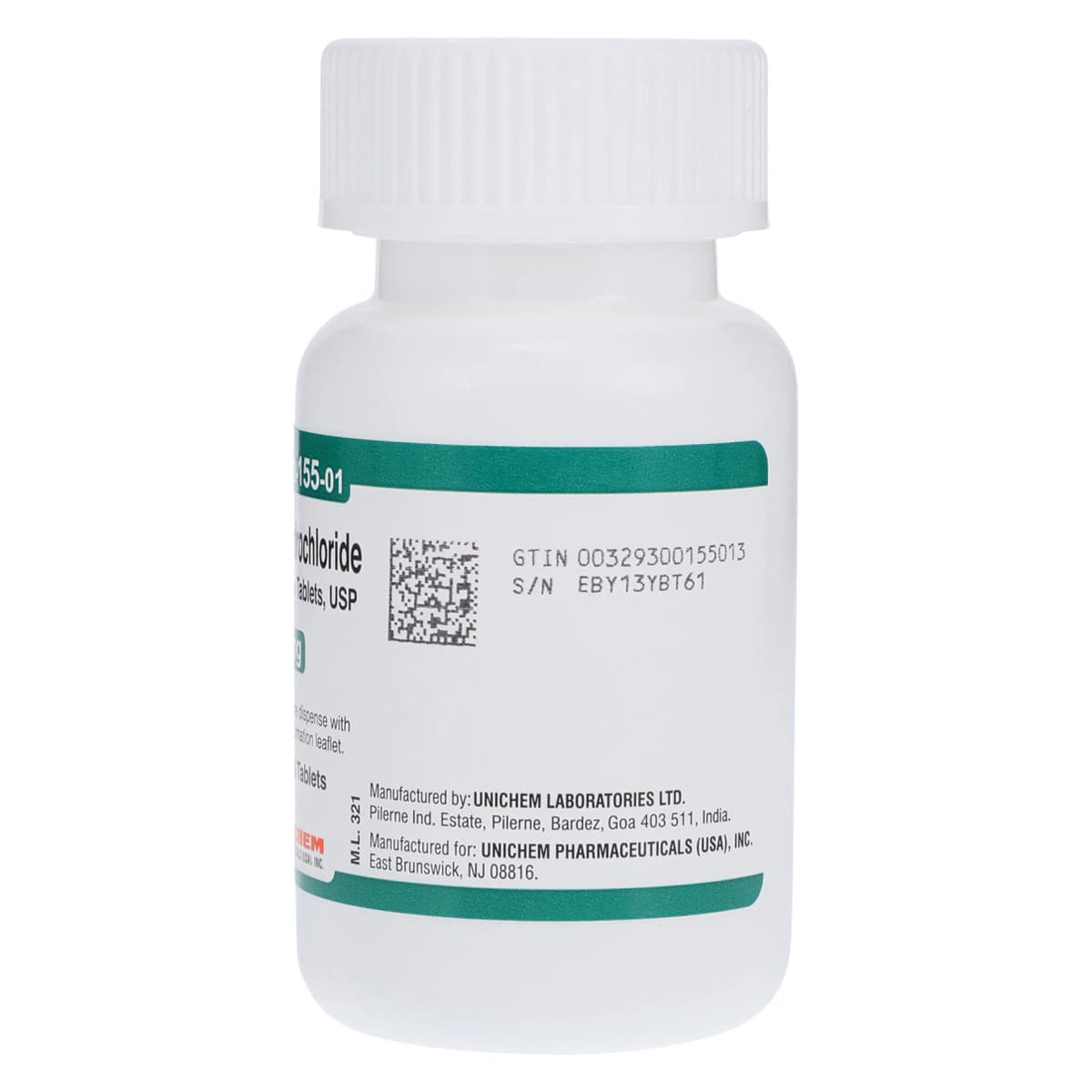 Alfuzosin HCl Extended-Release Tablets, 10 mg, 100 Count Bottle (Unichem Pharmaceuticals) thumbnail 3