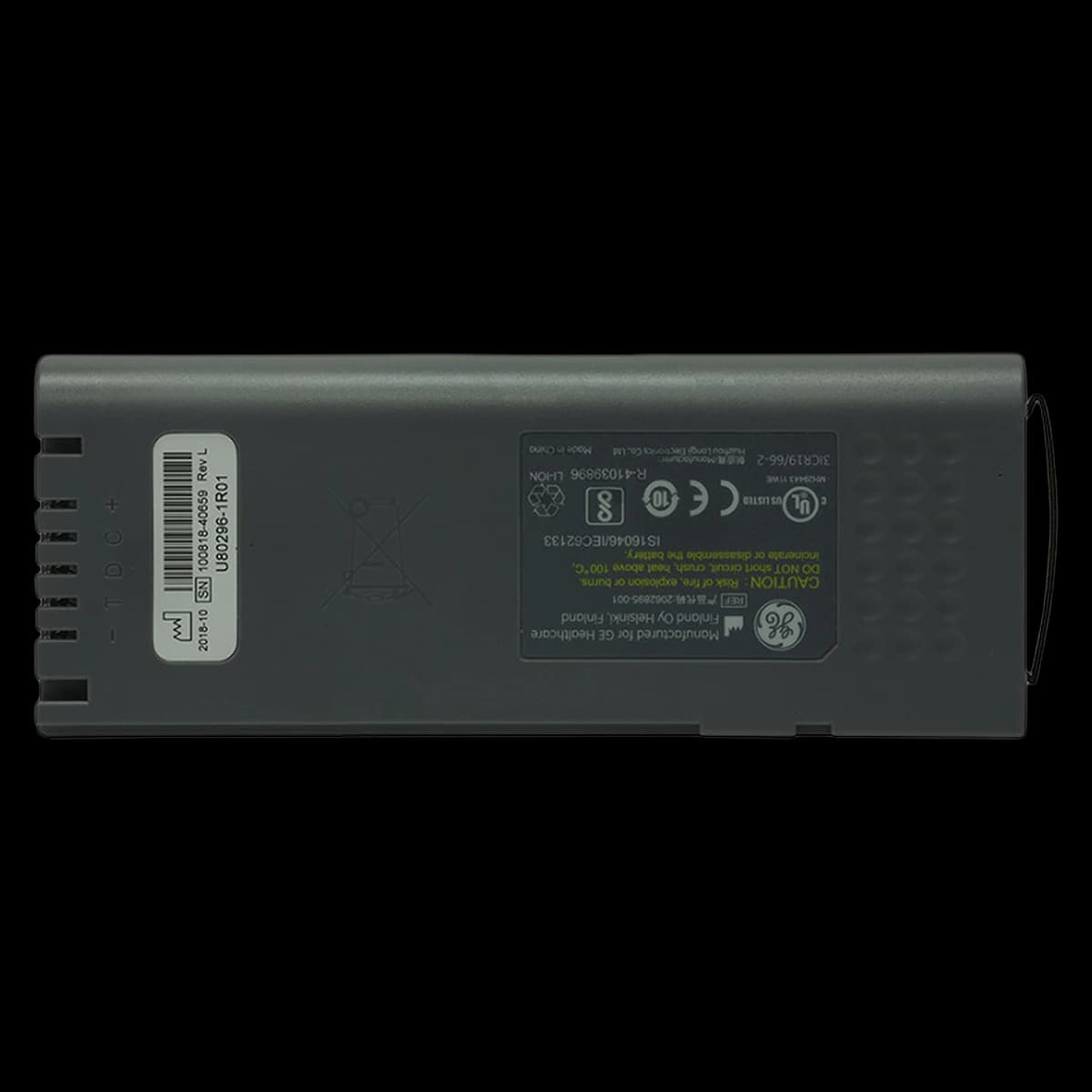 Battery Li-Ion Flex 3S2P, Lithium Ion, GE Medical Systems - Battery Li-Ion Flex 3S2P - Image 1