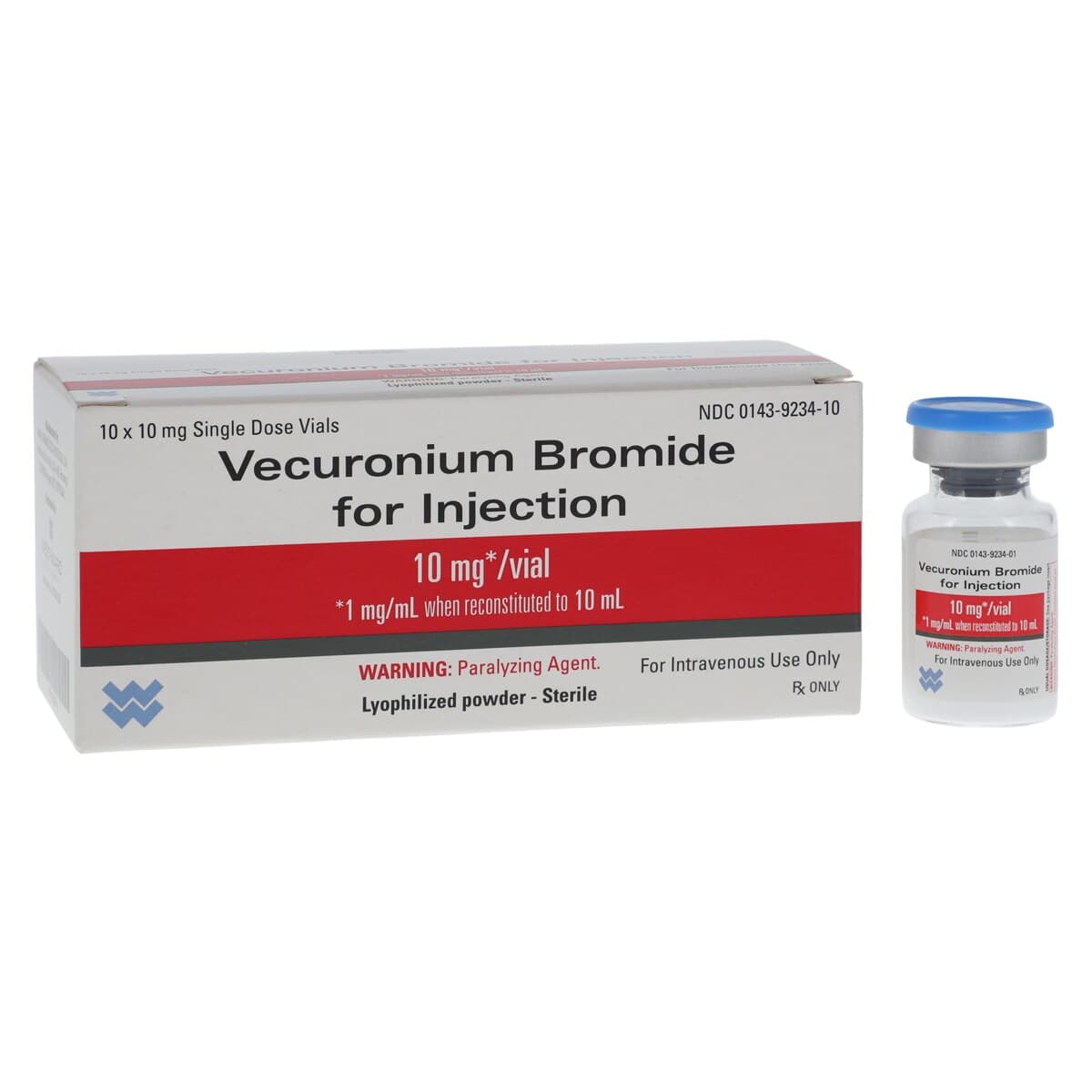 Vecuronium Bromide Injection, 10 mg/vial, 10 mL Single Dose Vial, 10/Package thumbnail 2