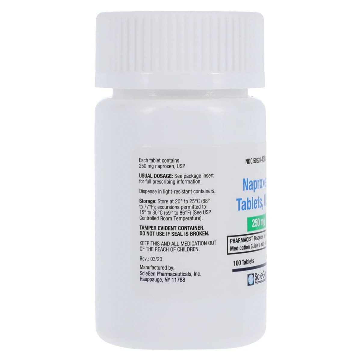 Naproxen Tablets, 250mg, 100/Bottle thumbnail 2