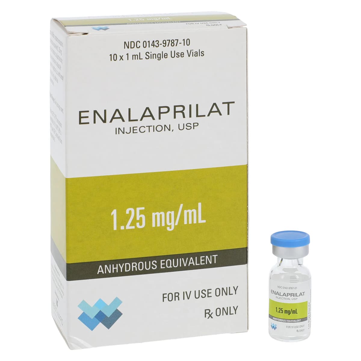 Enalaprilat Injection 1.25mg/mL, Single Dose Vial (SDV), 1mL, 10/Package thumbnail 2