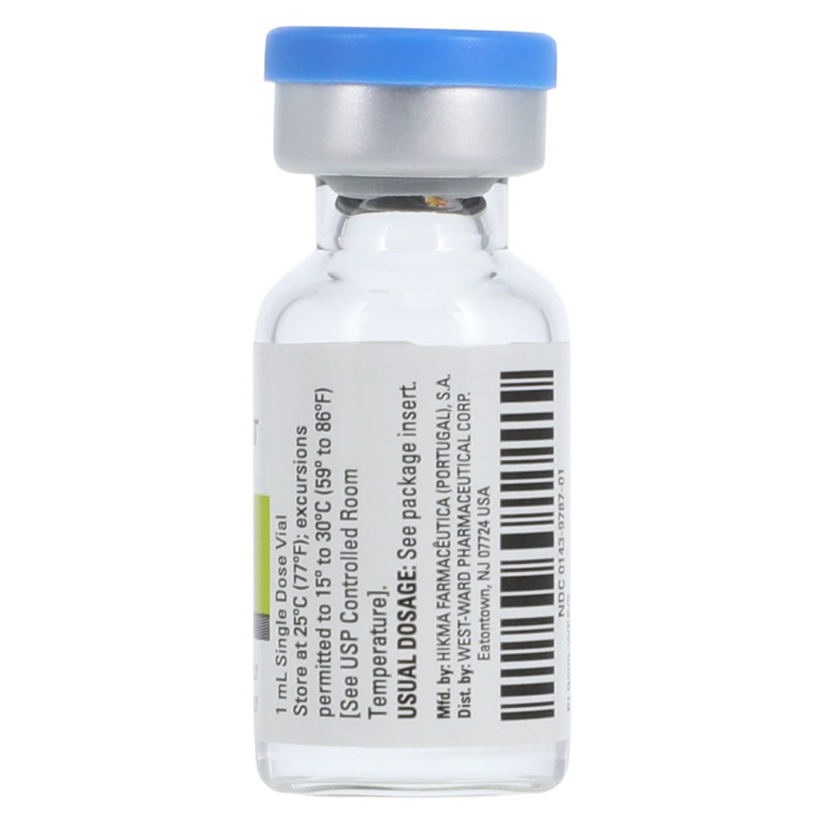 Enalaprilat Injection 1.25mg/mL, Single Dose Vial (SDV), 1mL, 10/Package thumbnail 4
