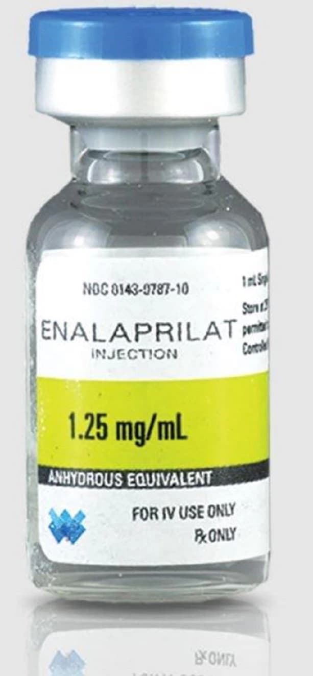 Enalaprilat Injection 1.25mg/mL, Single Dose Vial (SDV), 1mL, 10/Package - Enalaprilat Inj SDV 1mL - Image 1