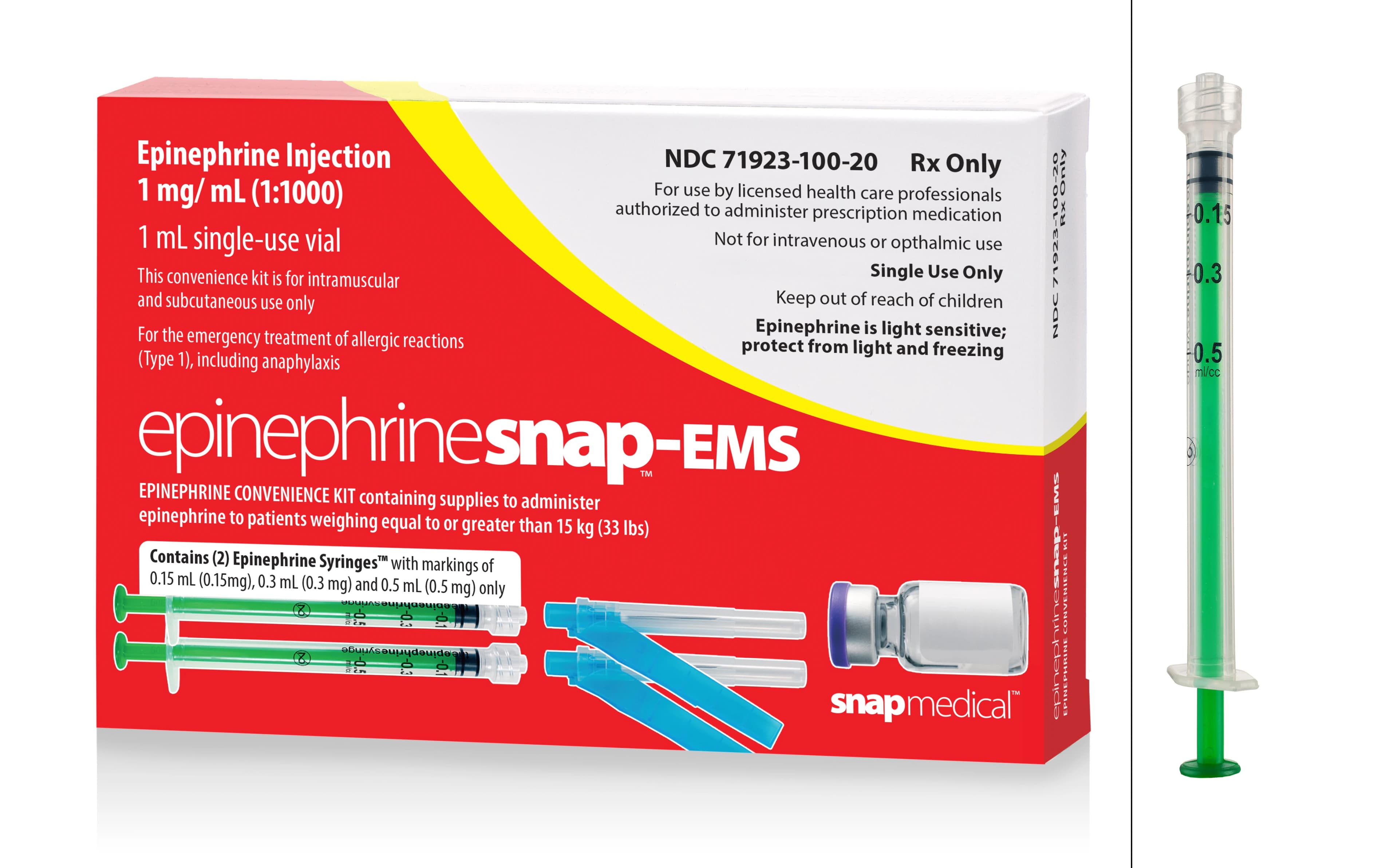 Epinephrine Snap-EMS Kit, 1/Pk thumbnail 4