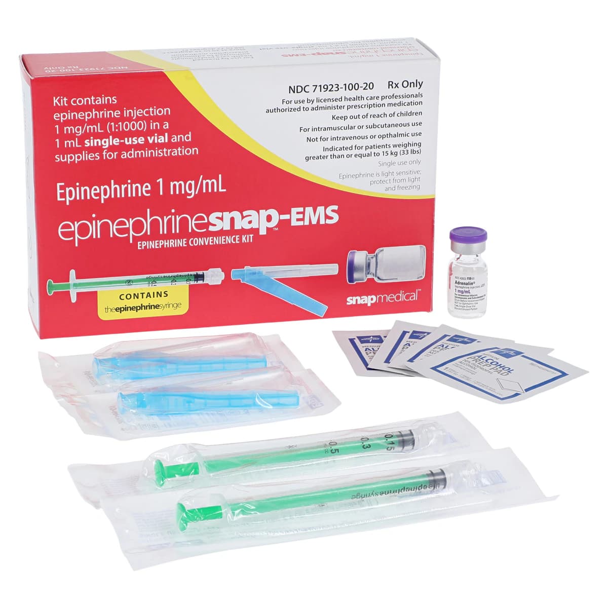 Epinephrine Snap-EMS Kit, 1/Pk thumbnail 14