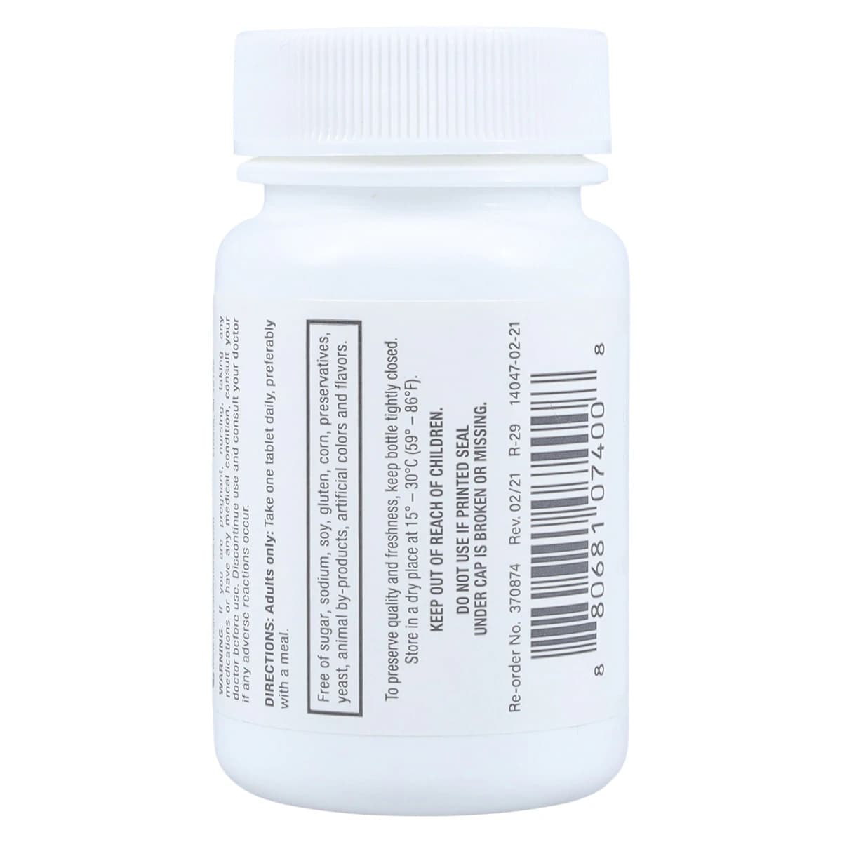 Folic Acid Tablets, 800 mcg, 100/Bottle thumbnail 3
