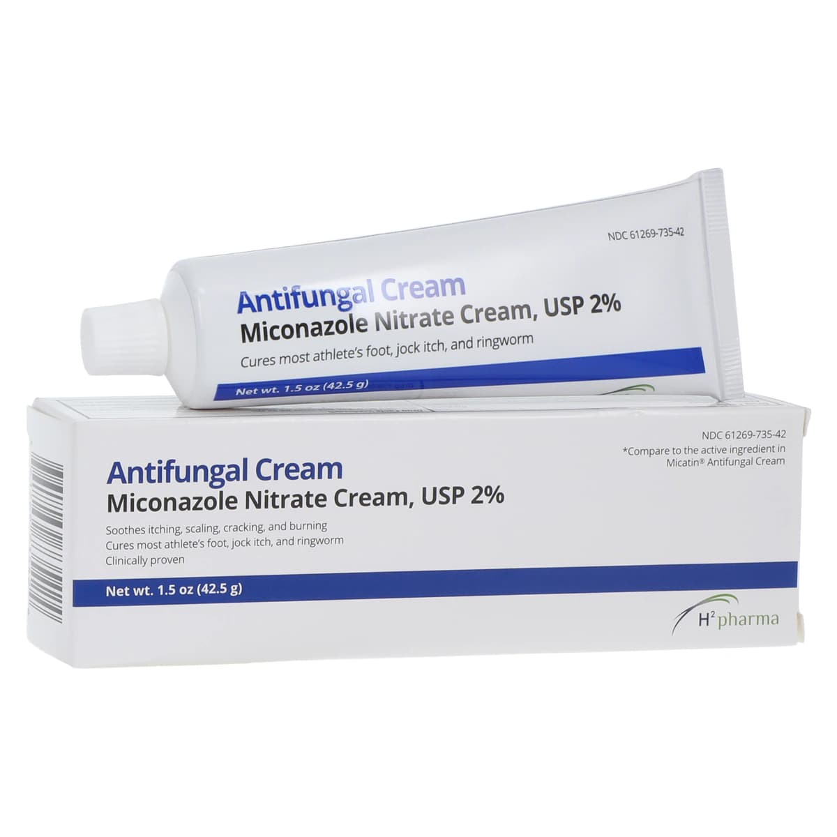 Miconazole Nitrate Cream 2%, 1.5 oz Tube - Miconazole Nitrate Cream - Image 1