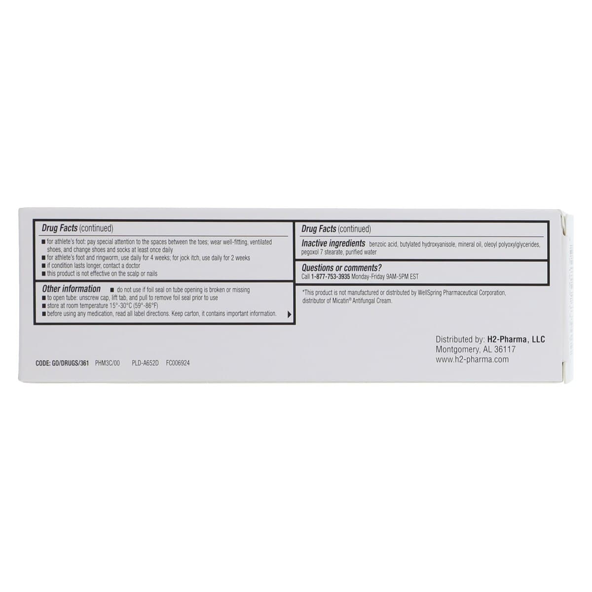 Miconazole Nitrate Cream 2%, 1.5 oz Tube thumbnail 5