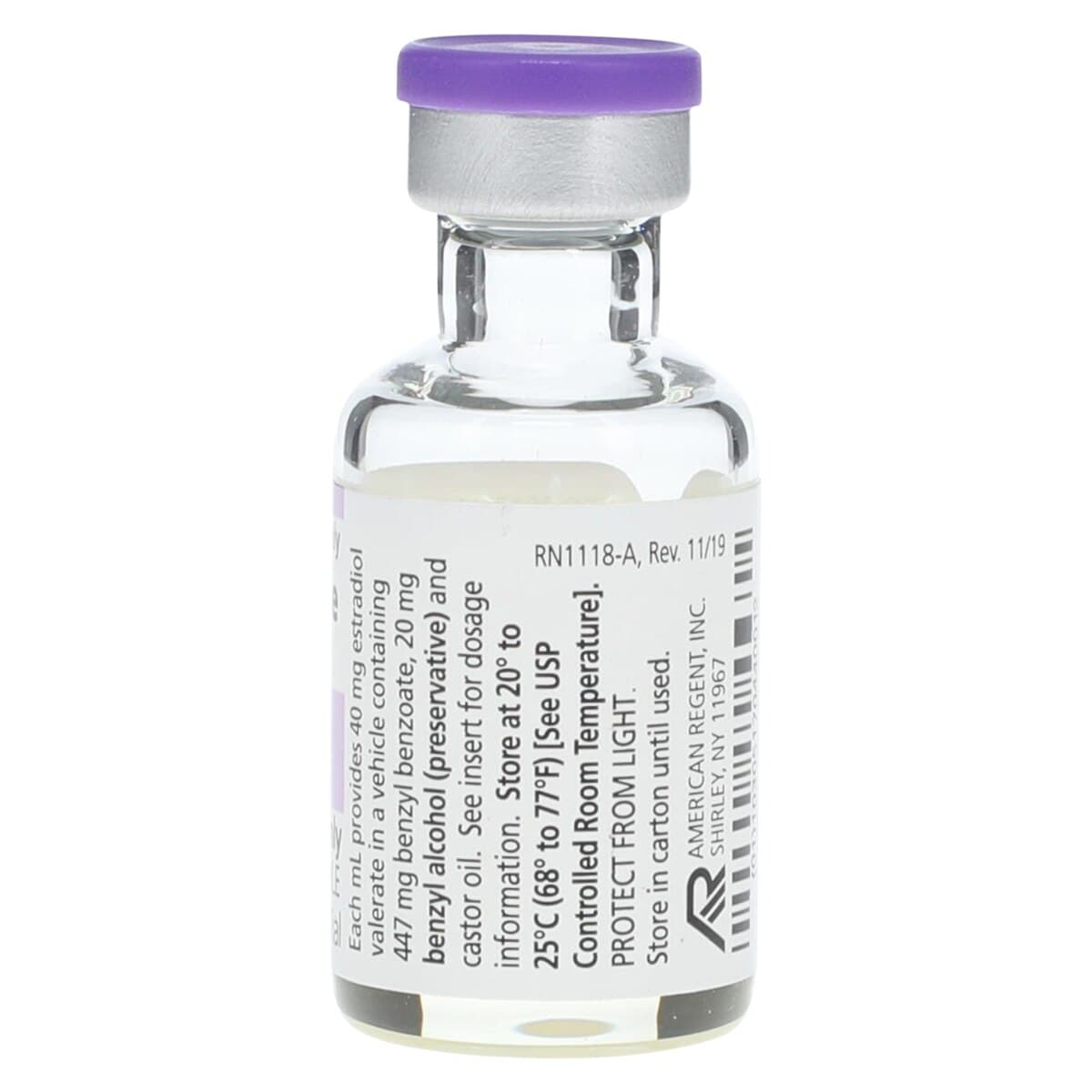 Estradiol Valerate Injection, 40 mg/mL, 5 mL Multiple-Dose Vial thumbnail 3