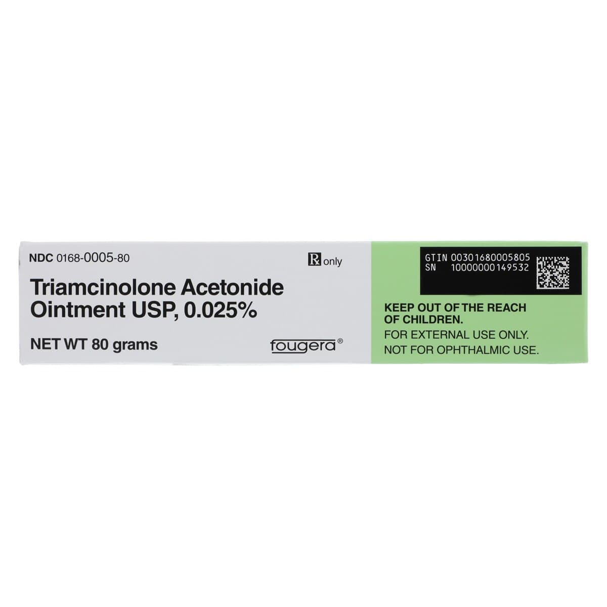 Triamcinolone Acetonide Topical Ointment 0.025%, 80g Tube, Sandoz thumbnail 5