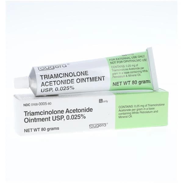 Triamcinolone Acetonide Topical Ointment 0.025%, 80g Tube, Sandoz - Triamcinolone Acetonide Oint - Image 1