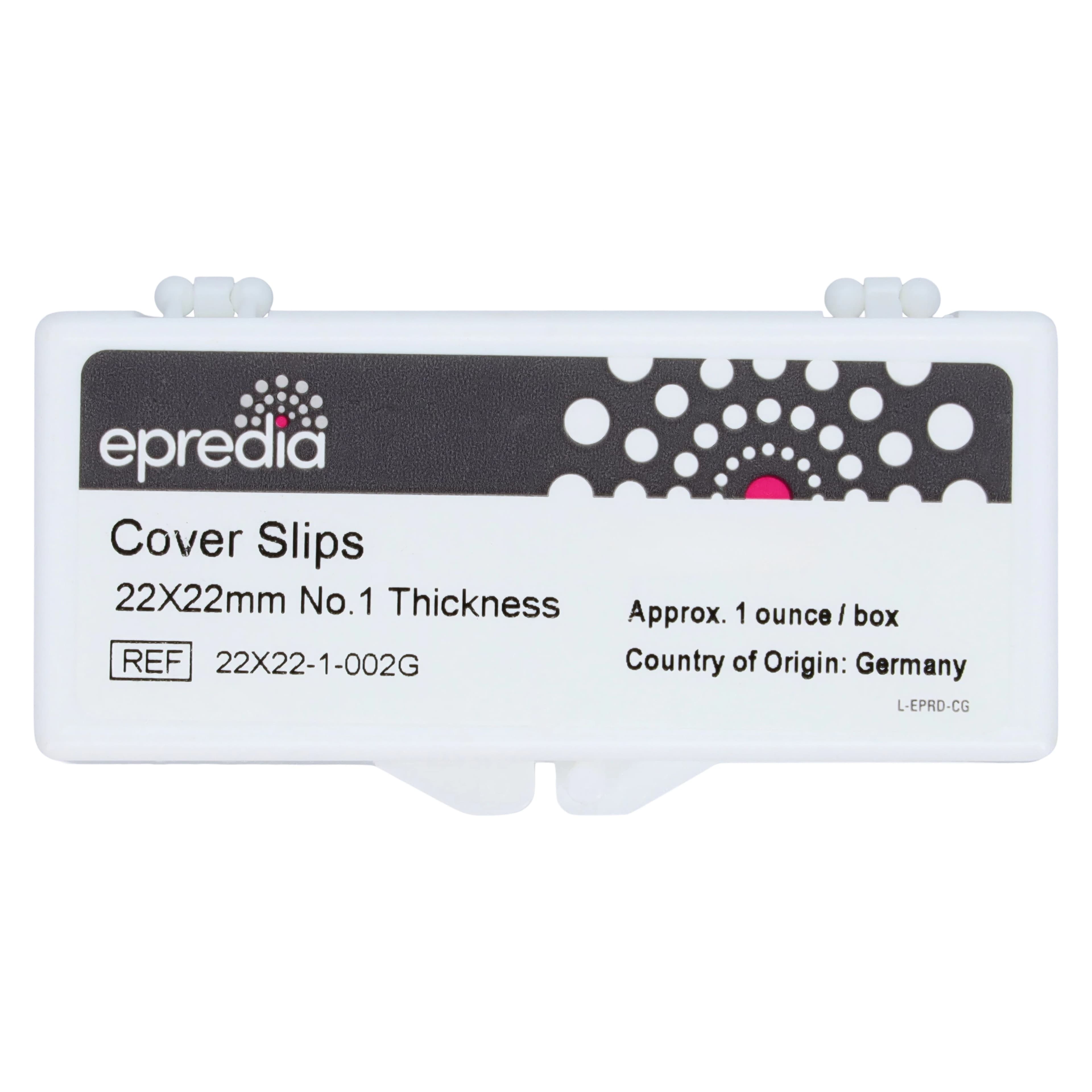 Micro Cover Glass, 22x22mm, 1 oz, 162/Box thumbnail 2