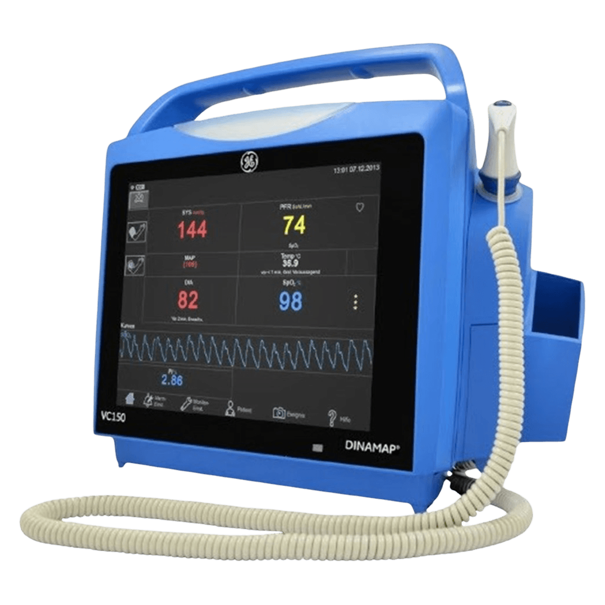 GE Carescape VC150 Vital Signs Monitor with TruSignal - Monitor Vital Signs w/TruSignl - Image 1