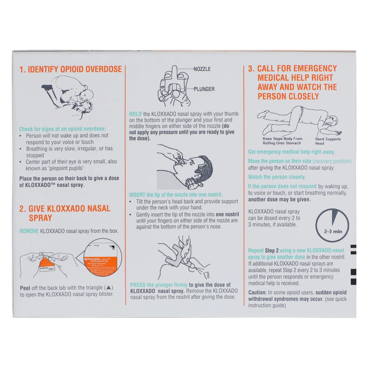 Kloxxado (Naloxone HCl) Nasal Spray, 8 mg, Blister Pack of 2 thumbnail 2