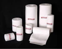 Fabrifoam SuperWrap Stretch Bandage, Elastic/Foam Back, 4" x 5', 5/Box - Wrap Therapeutic SuperWrap - Image 1