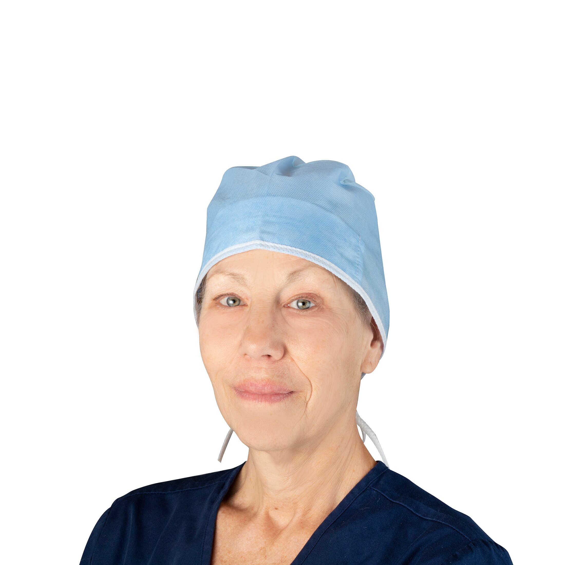 Dukal Non-Woven Surgeon Cap, Blue, 500/Case - Cap Surgeon Non-Woven - Image 1