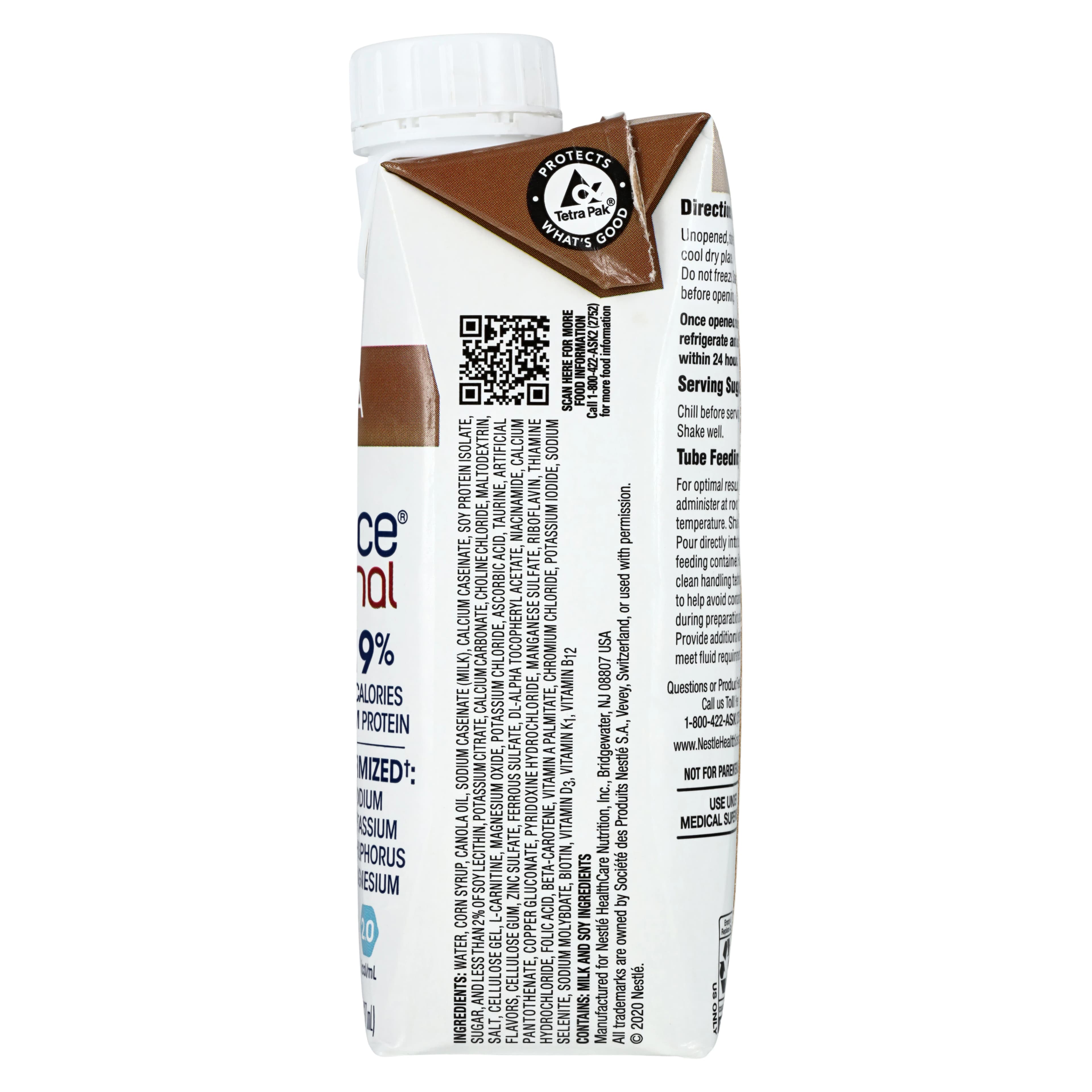 Nestle Health Science Novasource Renal Nutritional Shake, Cafe Mocha, 8 oz Carton, 24/Case thumbnail 3