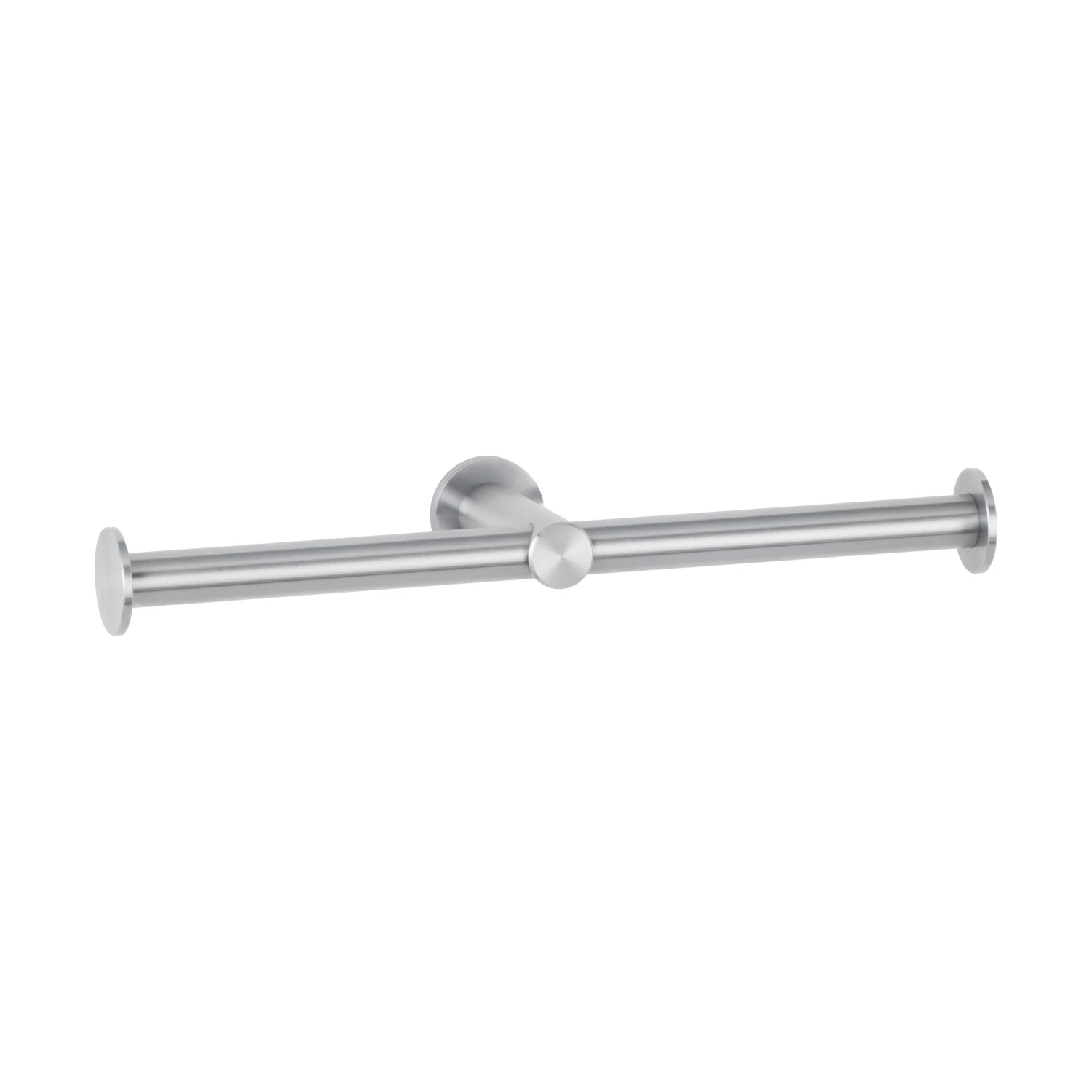 Bobrick Toilet Tissue Dispenser, Satin Finish Stainless Steel, Surface Mount, 2 5/16 in x 10 1/2 in x 1 11/32 in - Holder Toilet Roll Srf Mnt - Image 1