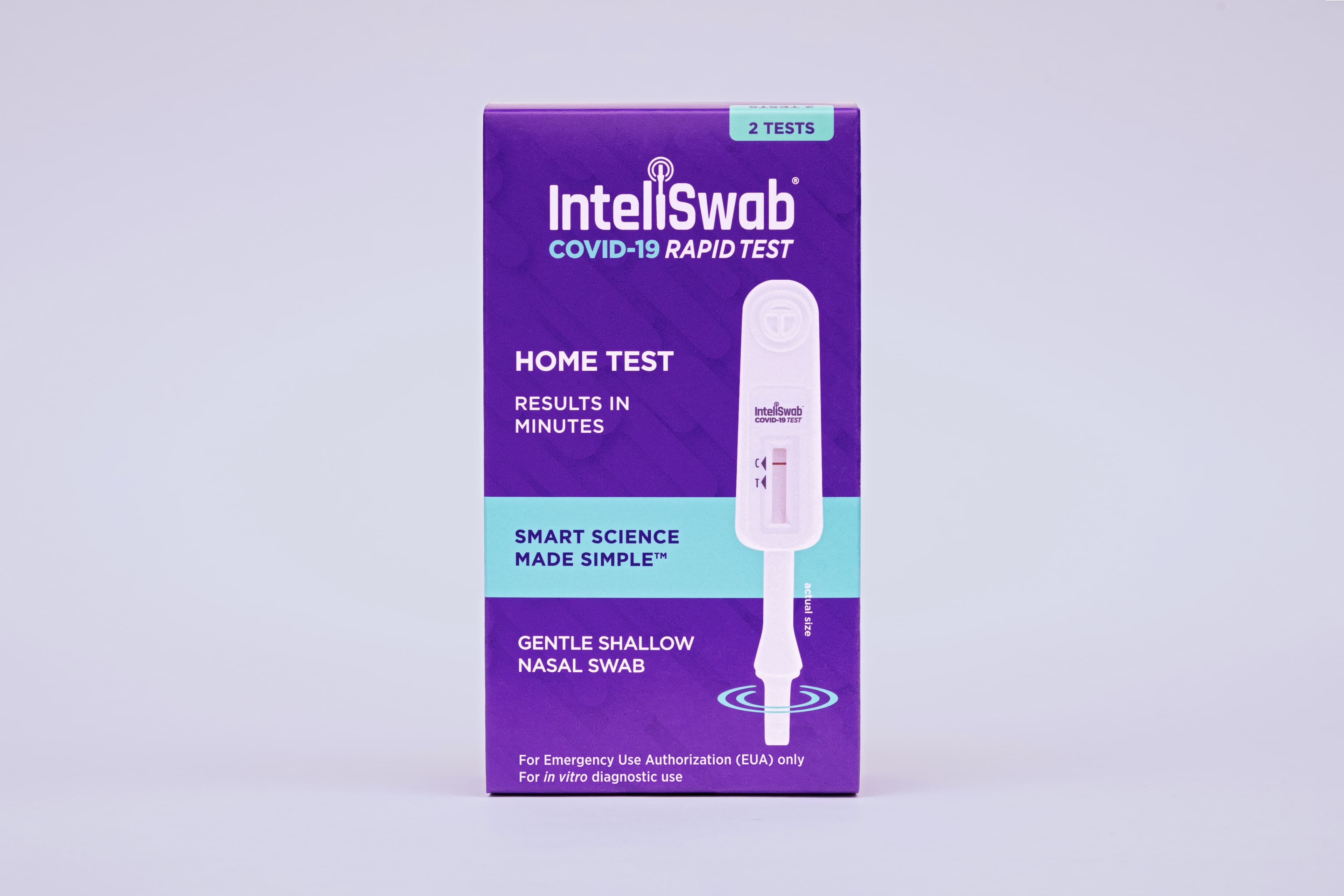 InteliSwab COVID-19 OTC Antigen Test Kit, Non-CLIA Regulated, 24/Case thumbnail 2