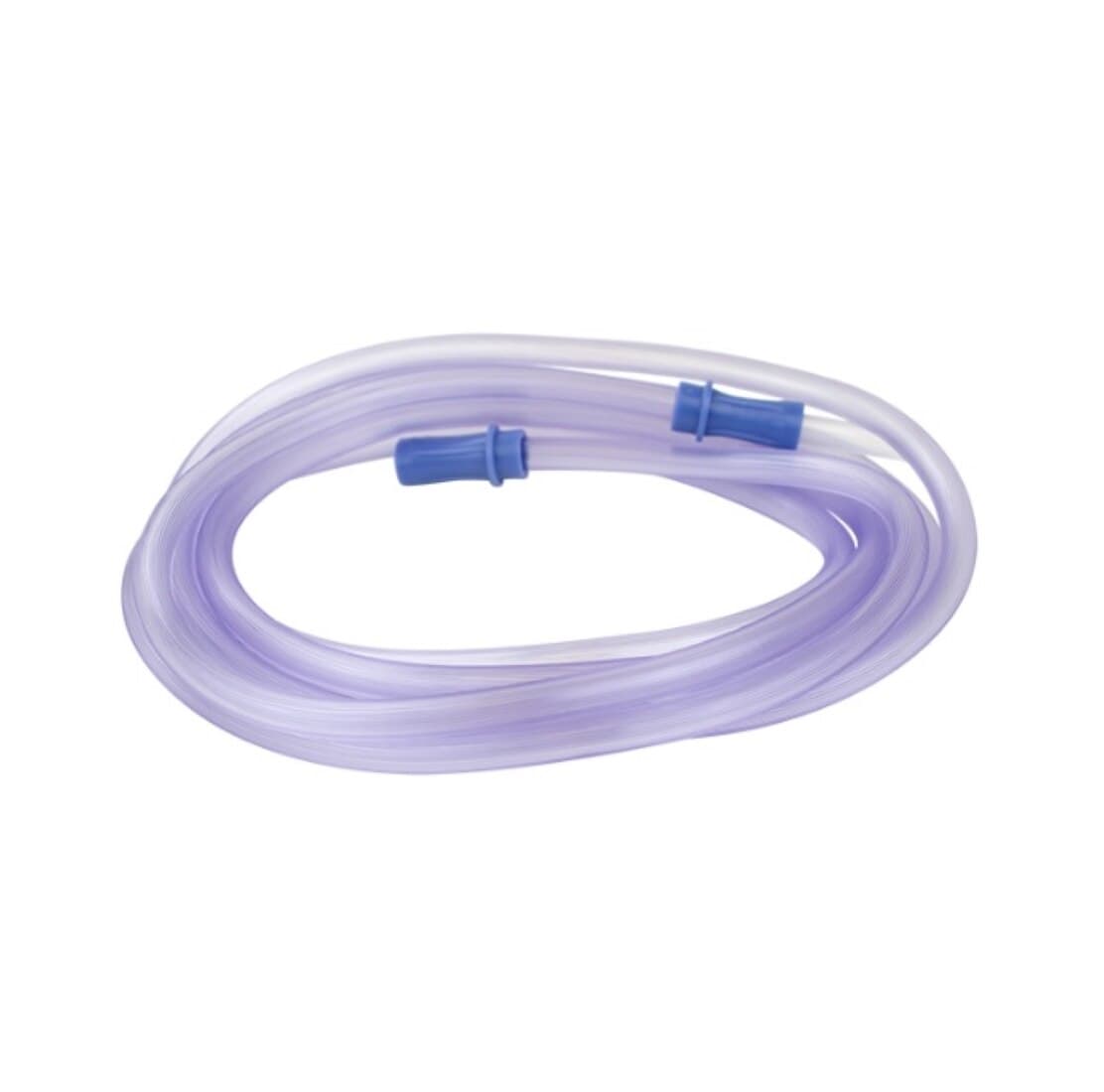 Dynarex Suction Connecting Tubing with Straw Connector, 1/4" x 10', Sterile, 50/Case - Suction Tubing w/ Straw connector 1/4" x 10' Case of 50 - Image 1
