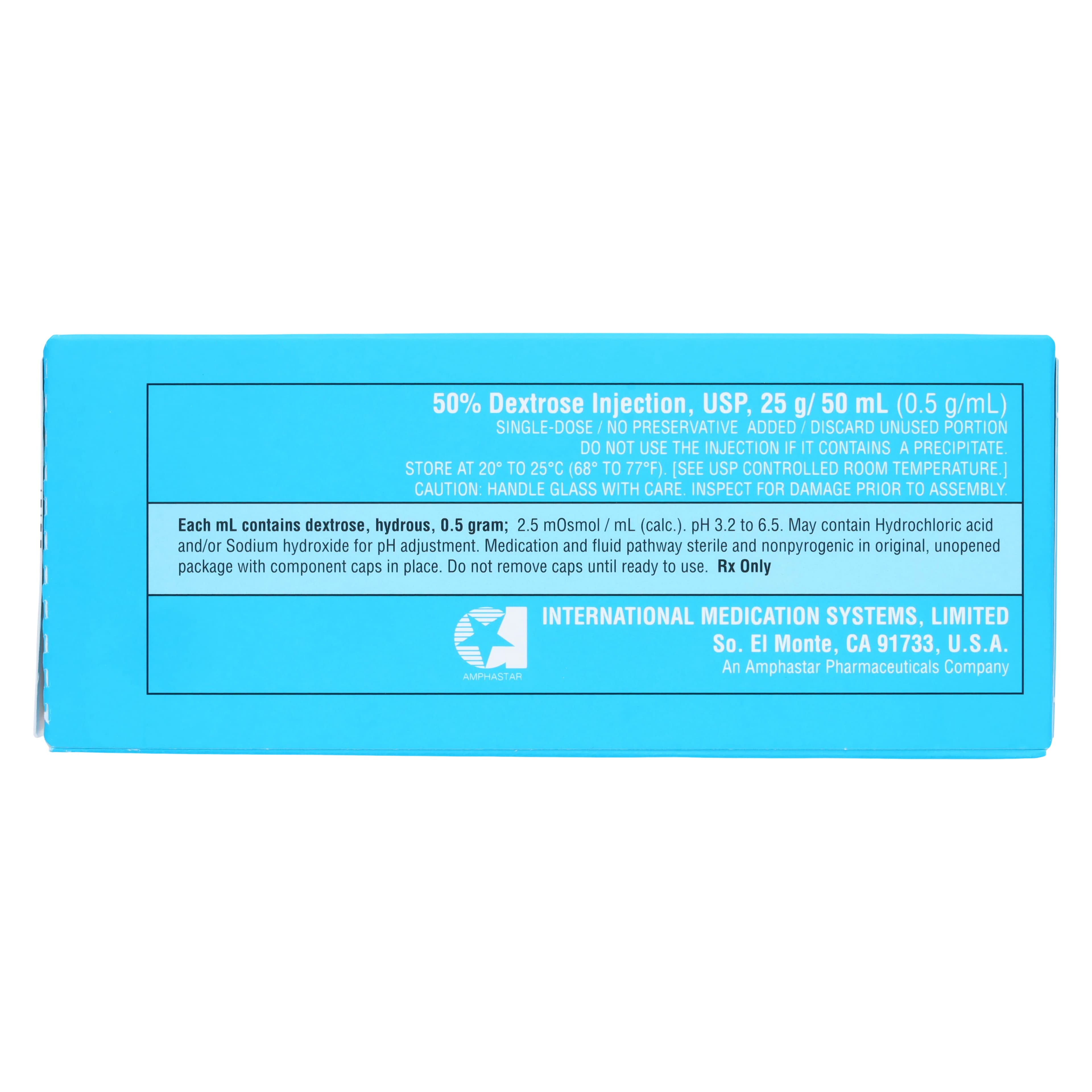Dextrose 50% Injection Luer-Jet Prefilled Syringe, 50mL, 10/Package thumbnail 3