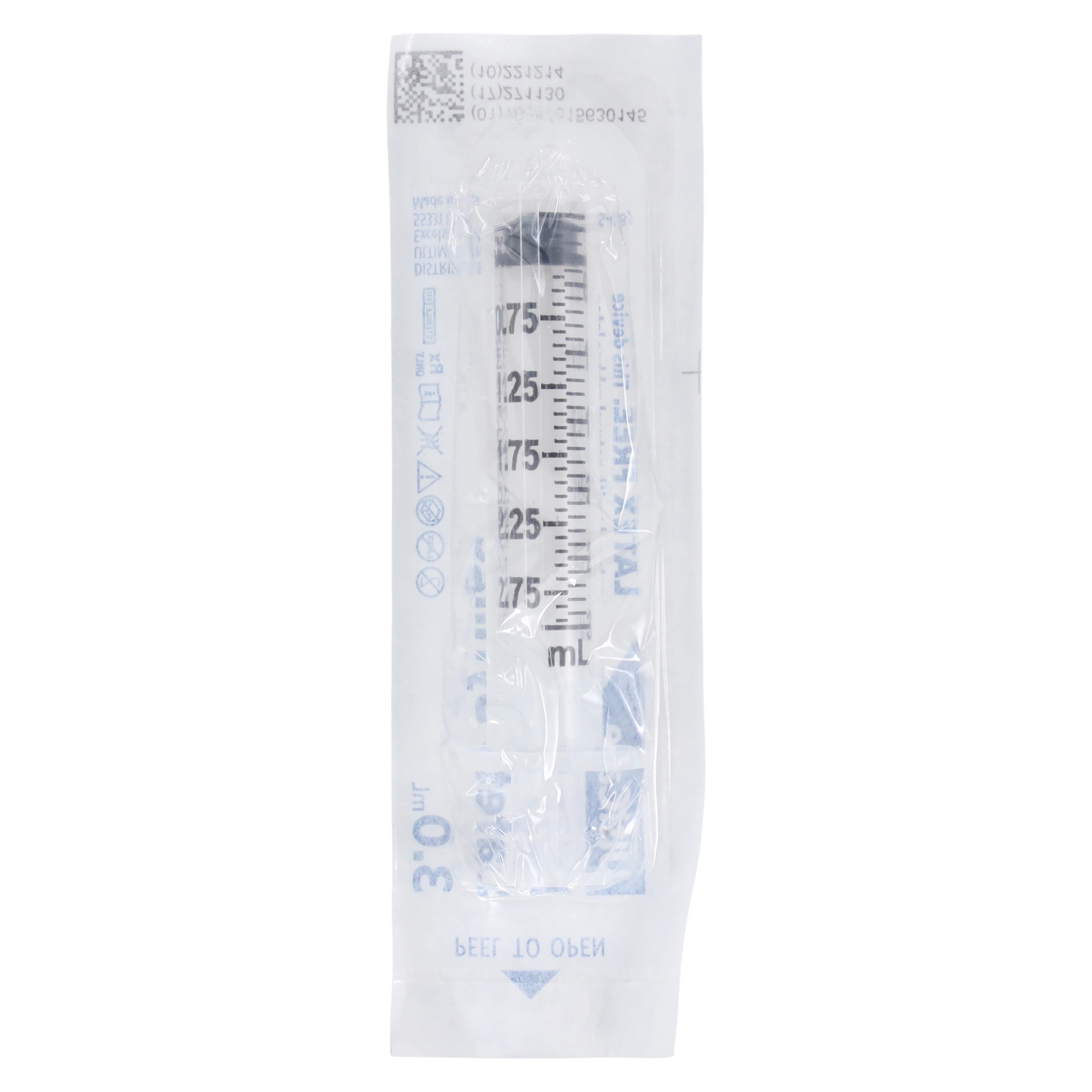 Ultimed UltiCare Safety Syringe, 3mL, Clear, Luer Lock, No Dead Space, Sterile, Latex-Free, 500/Case thumbnail 7