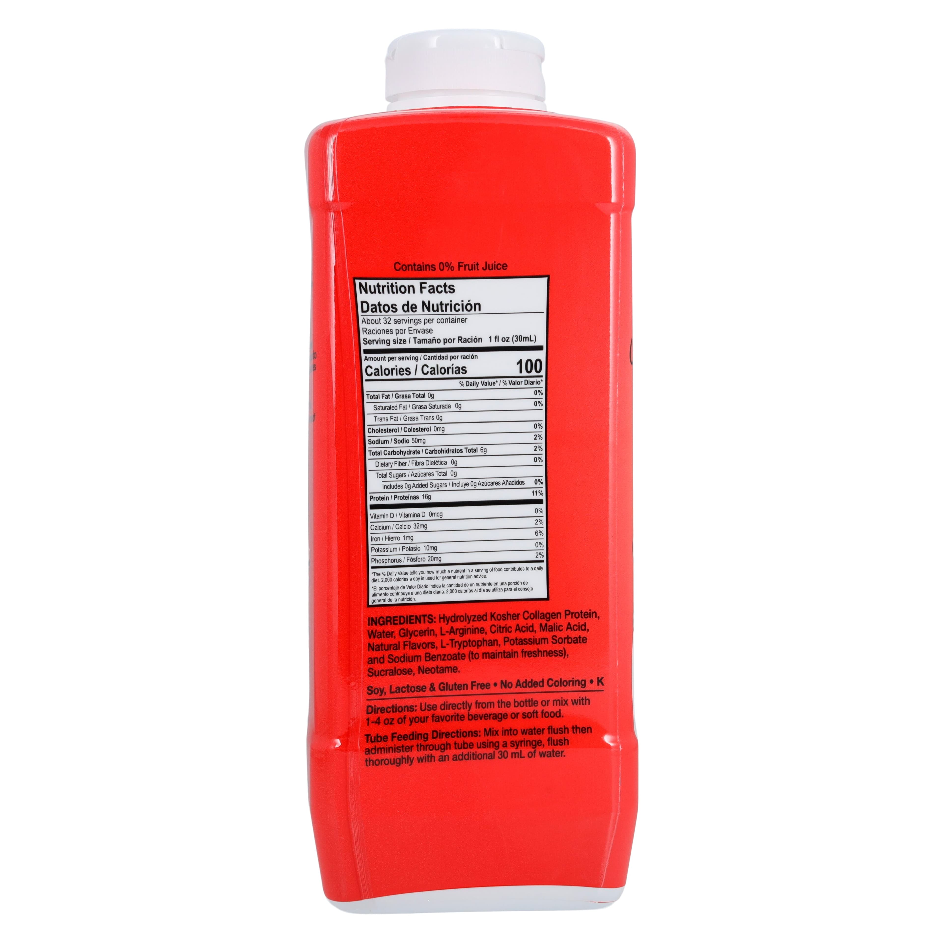 LiquaCel Protein Bottle, Apple, 32 oz, 6/Case thumbnail 2