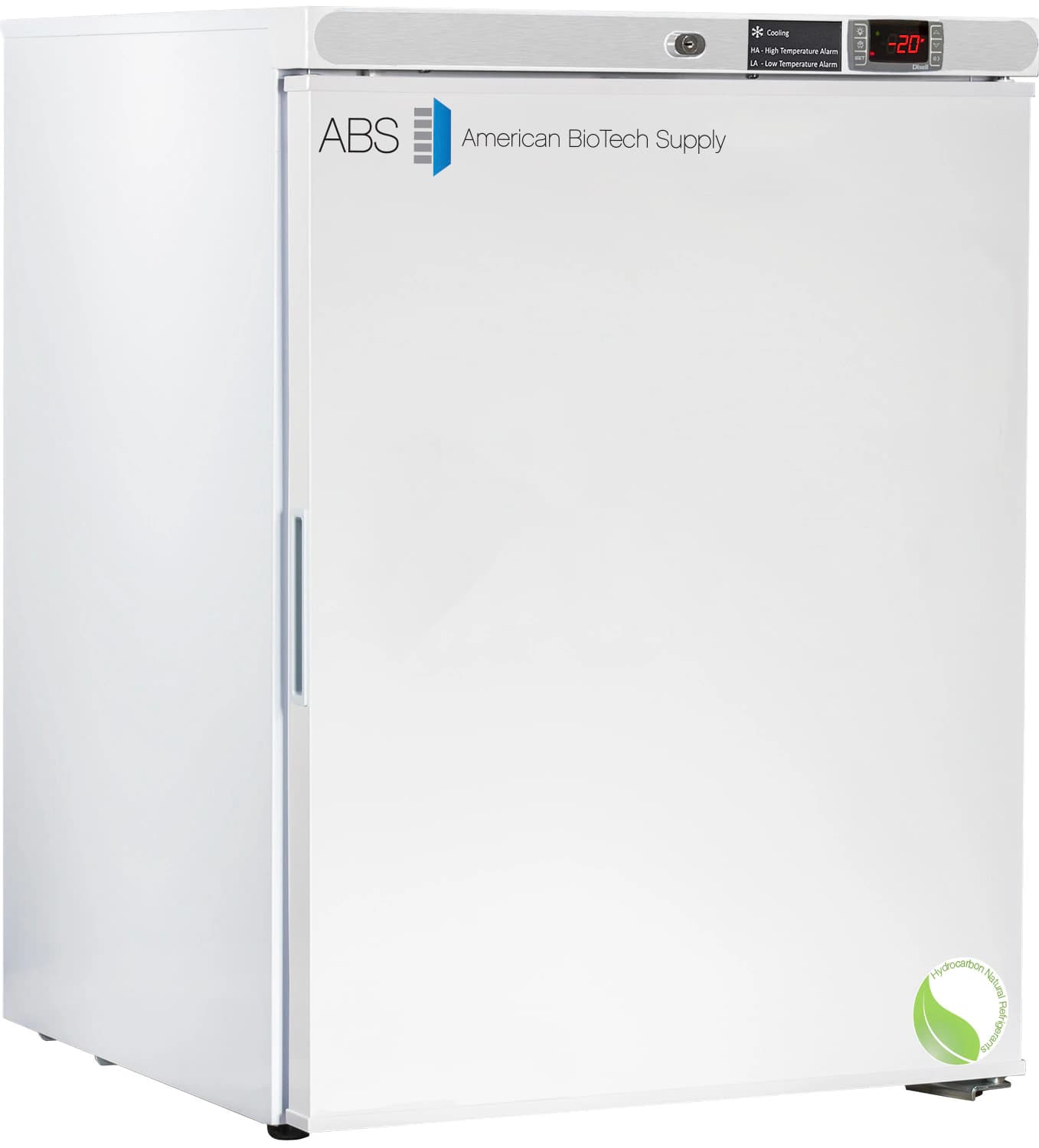 American Biotech Supply Laboratory Freezer, 4 Cu Ft, Solid Door, Right Hinge, -15 to -25C, Manual Defrost - Freezer Lab Undrcntr Freestand - Image 1