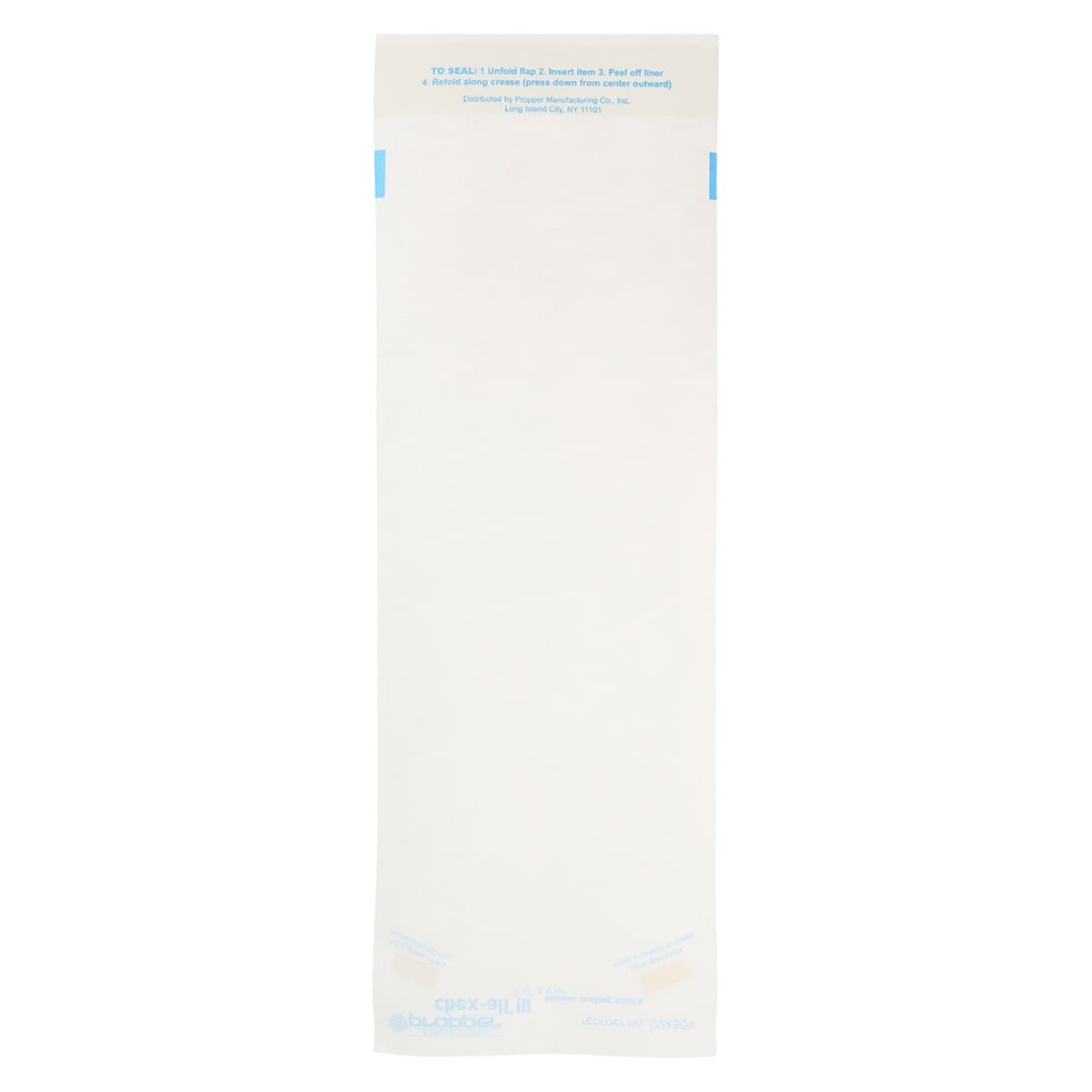 Propper Chex-All II Self-Sealing Sterilization Pouches, 3.5" x 9.5", Steam/EO, 100/Box, 02430900 thumbnail 3
