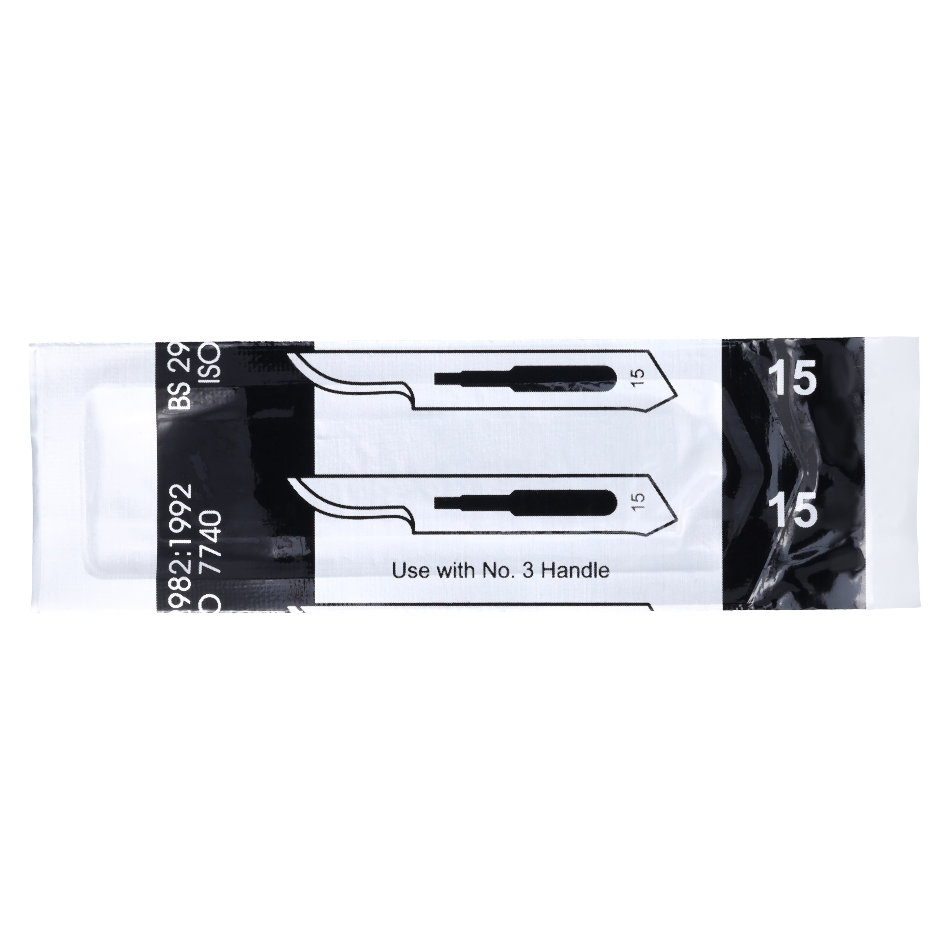 Propper Stainless Steel Sterile Surgical Blade #15, Disposable, 150/Box thumbnail 3