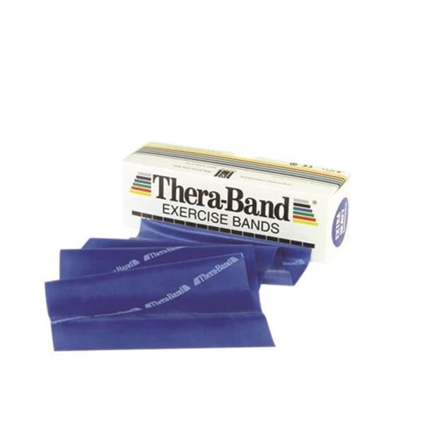Thera-Band Exercise Band, Blue (X-Heavy), 6" x 100 yd Roll - Theraband Blue 100 Yd - Image 1