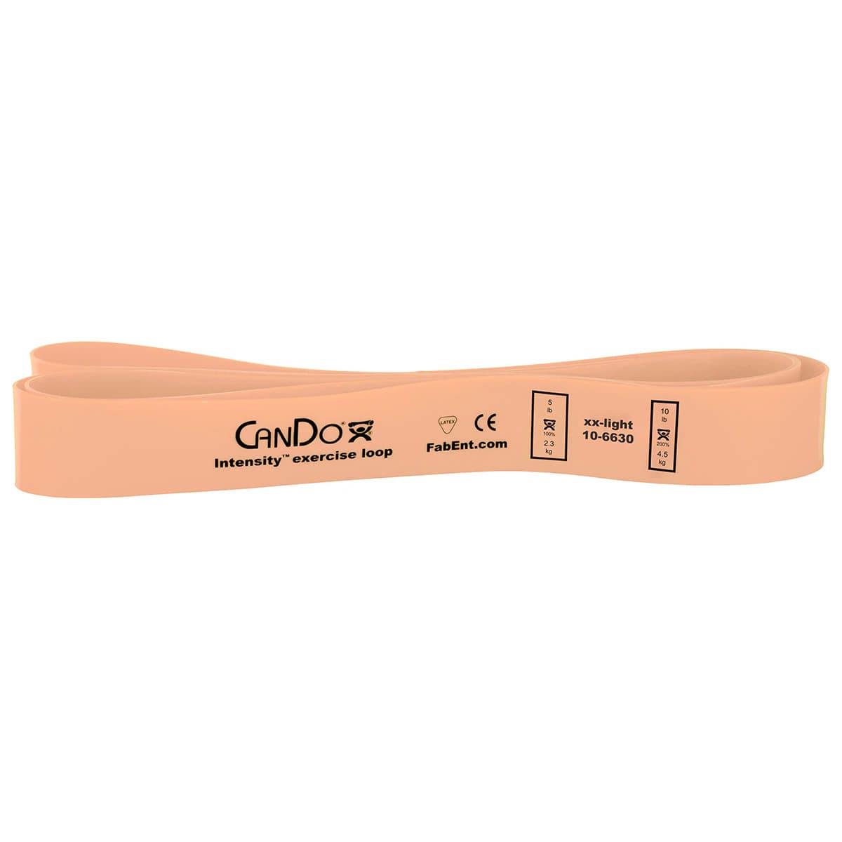 CanDo Intensity Exercise Loop, 40" Length, Tan, Each - CanDo Intensity Loop 40" Exerc - Image 1