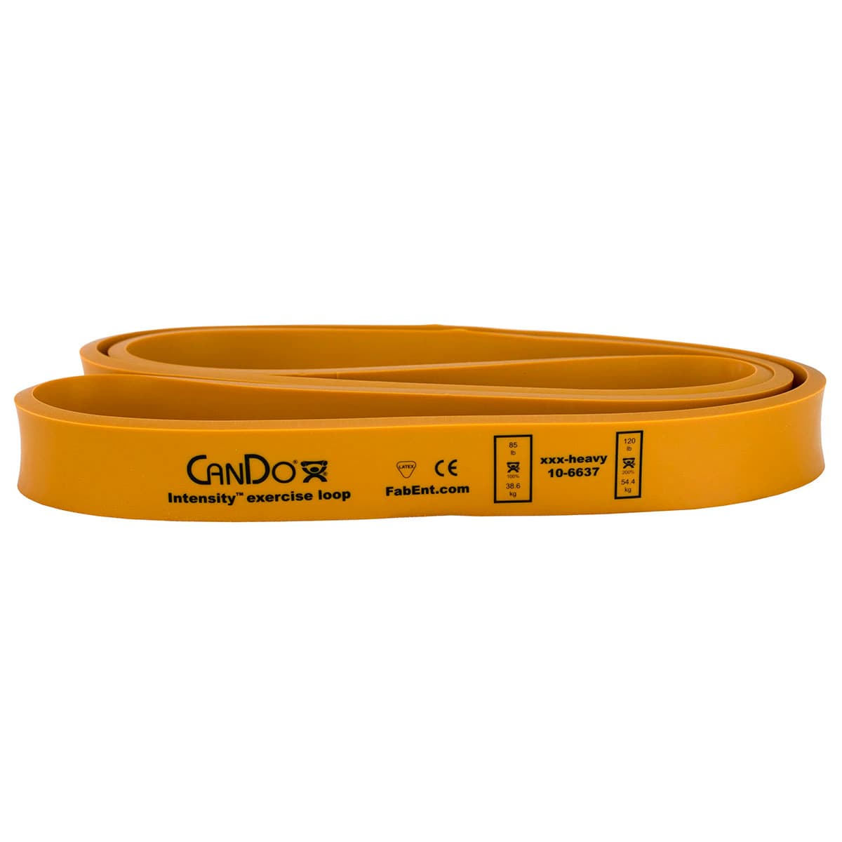CanDo Intensity Exercise Loop, Gold, 40" Length, Each - CanDo Intensity Loop 40" Exerc - Image 1
