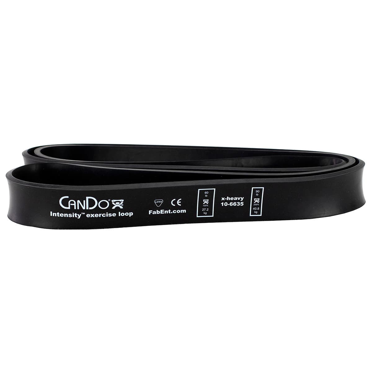 CanDo Intensity Exercise Loop, 40" Length, Black, Each - CanDo Intensity Loop 40" Exerc - Image 1
