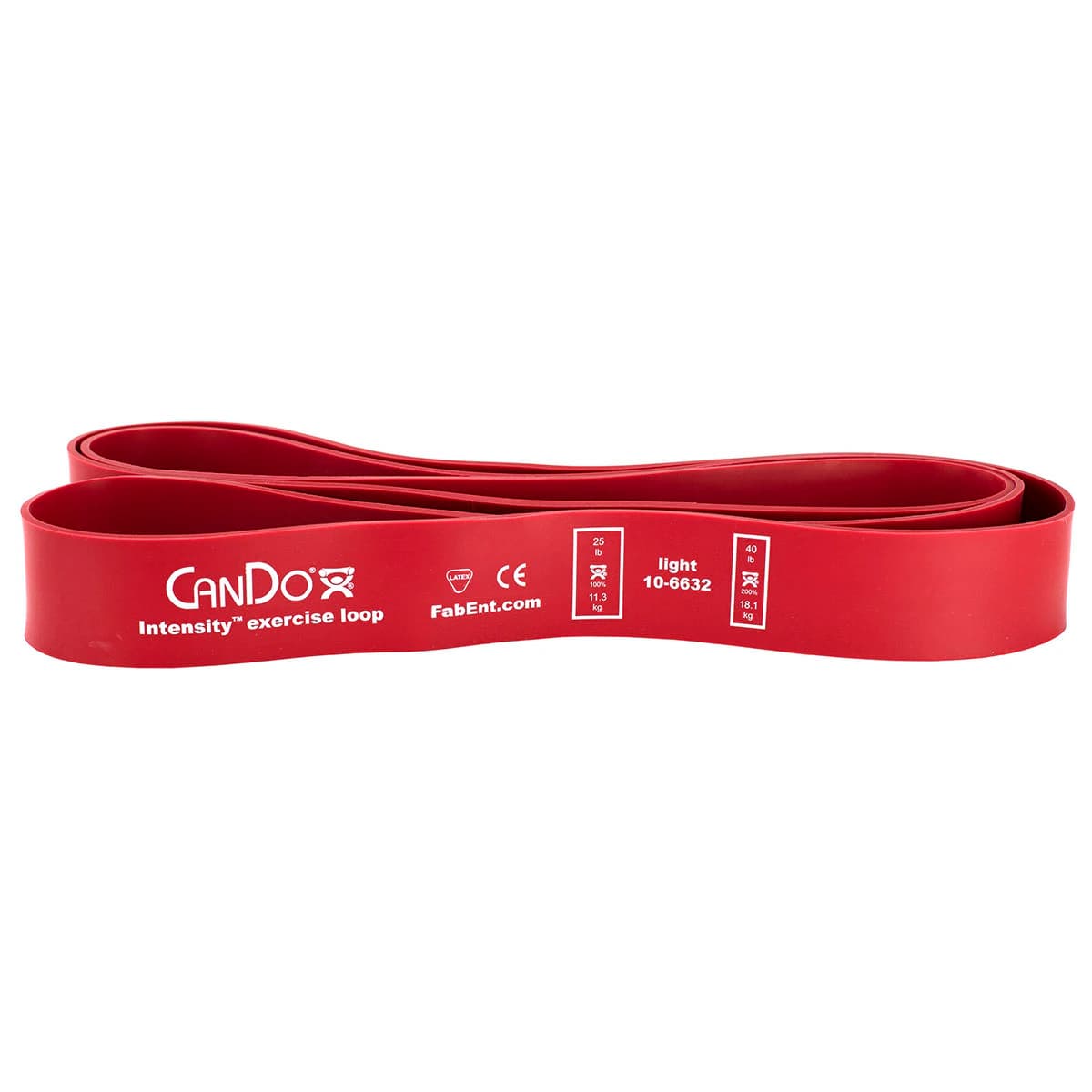 CanDo Intensity Exercise Loop, Red, 40" Length, Each - CanDo Intensity Loop 40" Exerc - Image 1