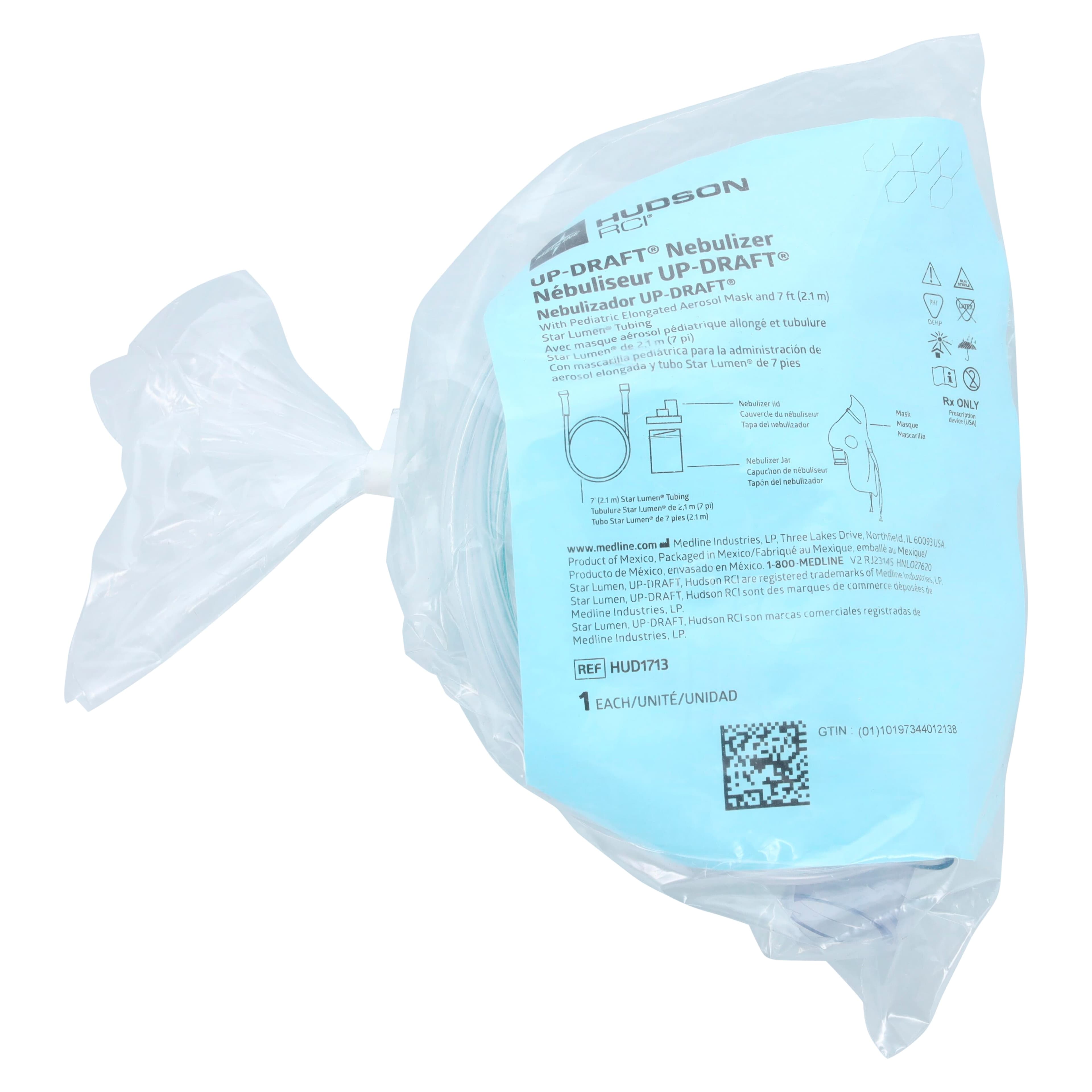Medline UpDraft II Nebulizer, Pediatric Mask, Each thumbnail 8