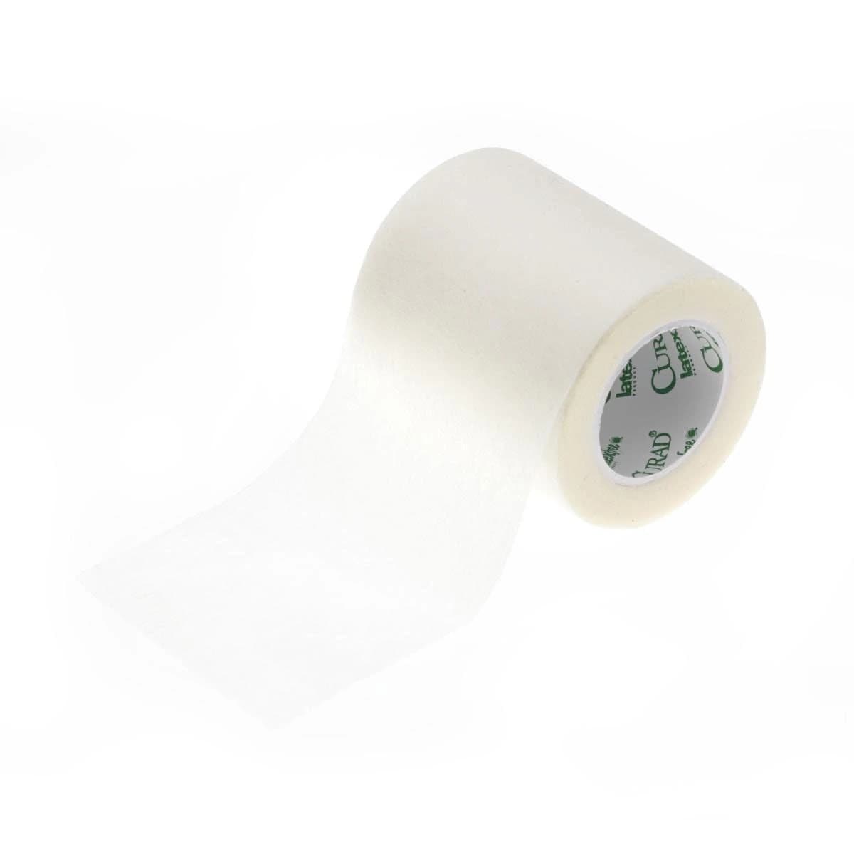 Curad Paper Tape, White, 2" x 10 yds, 6 Rolls/Box - Tape Curad Paper White - Image 1