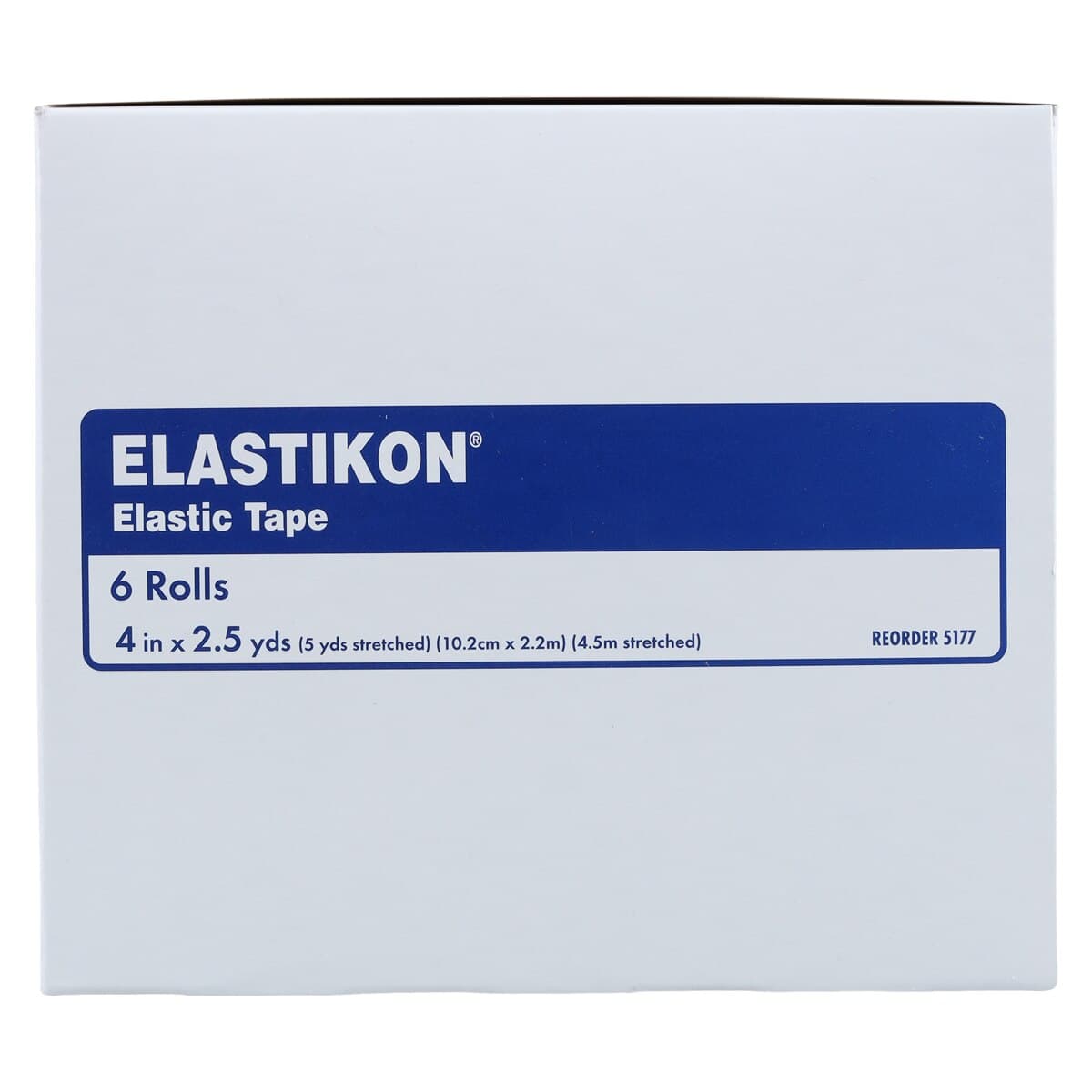 Elastikon Cotton Elastic Athletic Tape, 4" x 2.5 yd, Tan, Latex-Free, 6 Rolls/Box thumbnail 2