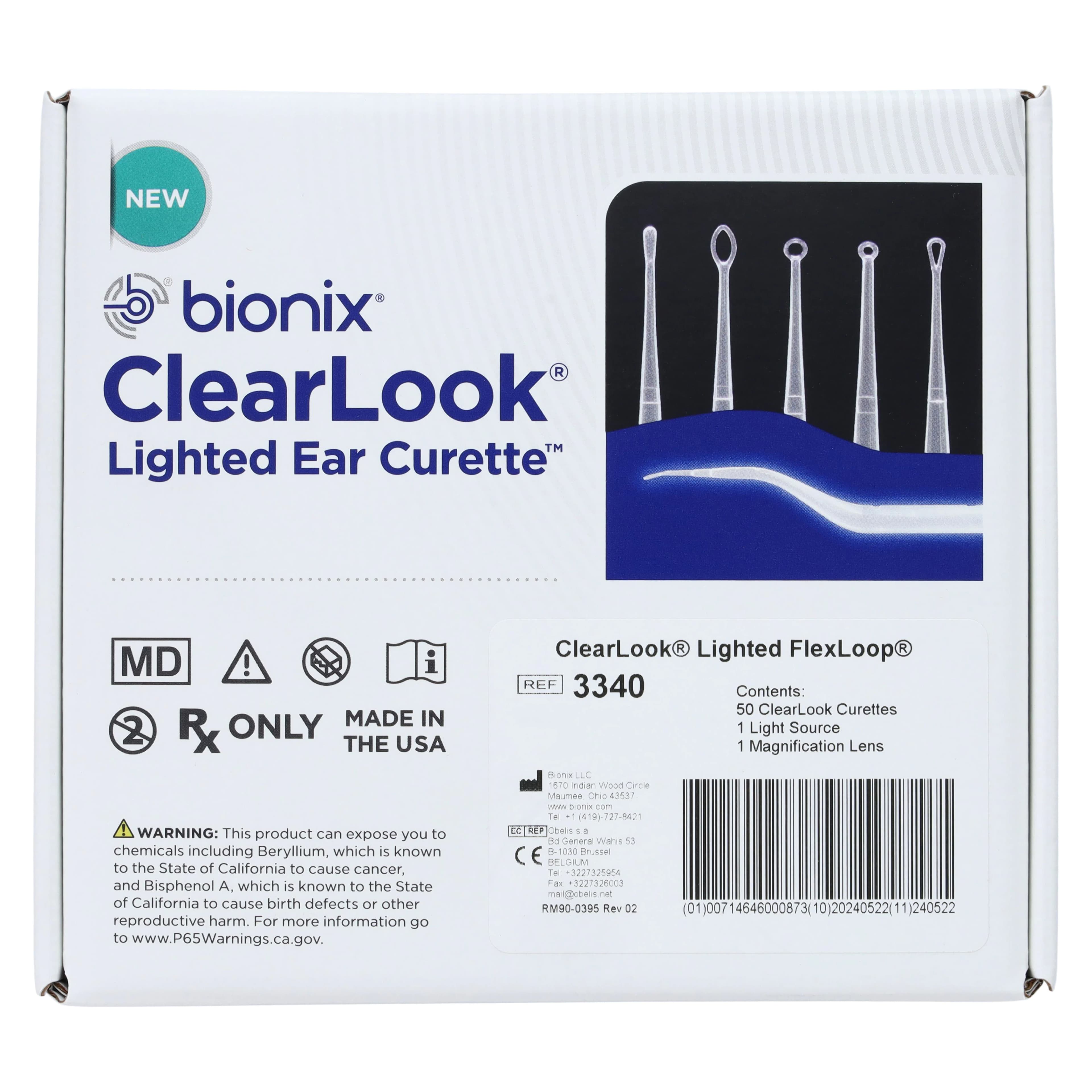 Bionix ClearLook Lighted FlexLoop Ear Curette, Non-Sterile, Disposable, 50/Box thumbnail 4