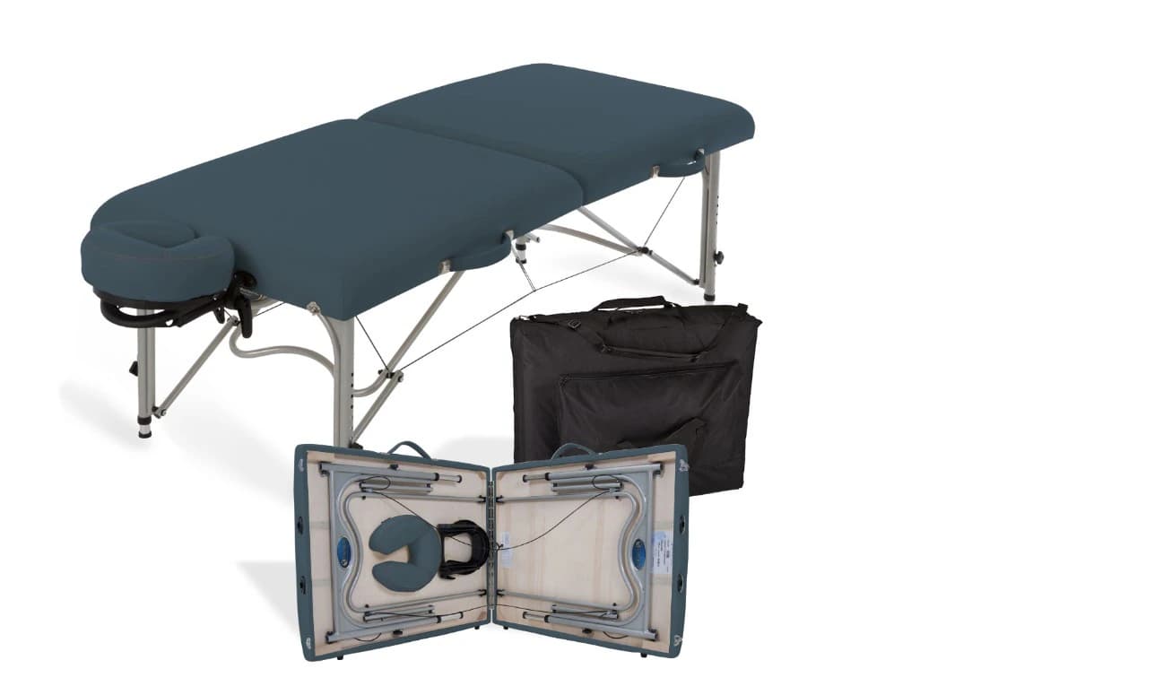 Earthlite Luna Portable Massage Table Package, Mystic Blue, 750 lb Capacity - Table Package Portable Massage - Image 1