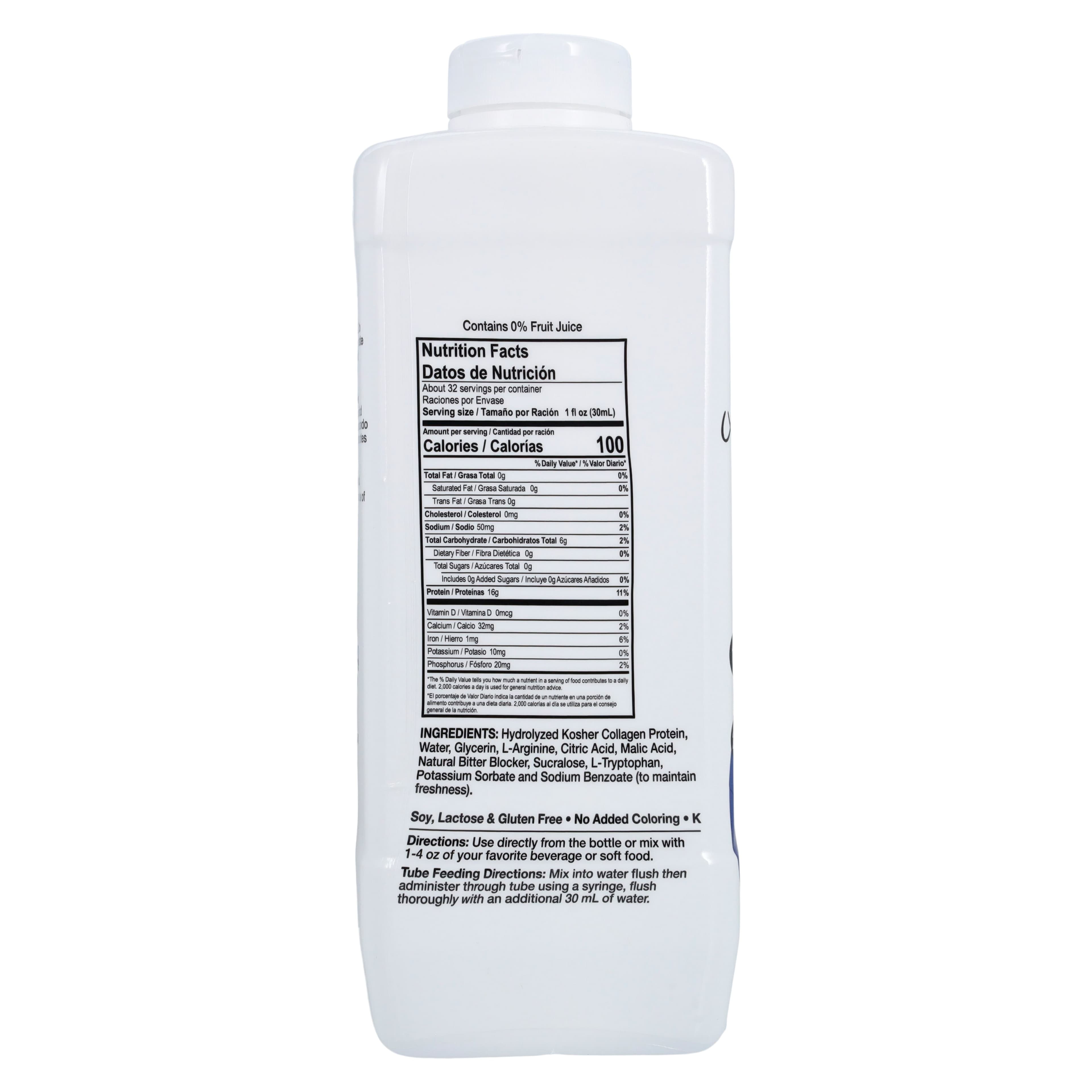LiquaCel Protein Nutrition Supplement, Unflavored, 32 oz Bottle, 6/Case thumbnail 2