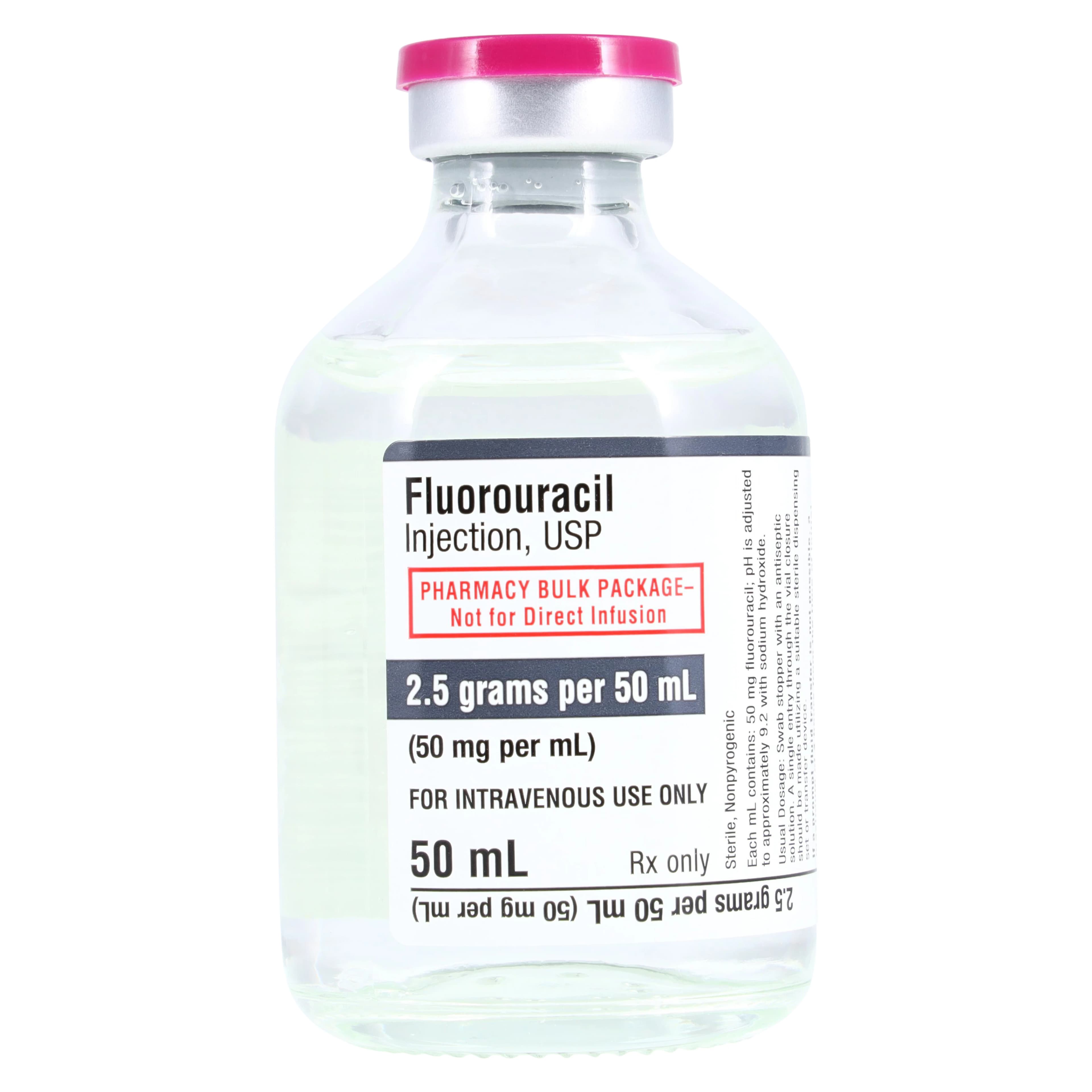 Fluorouracil Injection, 50mg/mL, Bulk Pack, 50mL thumbnail 2