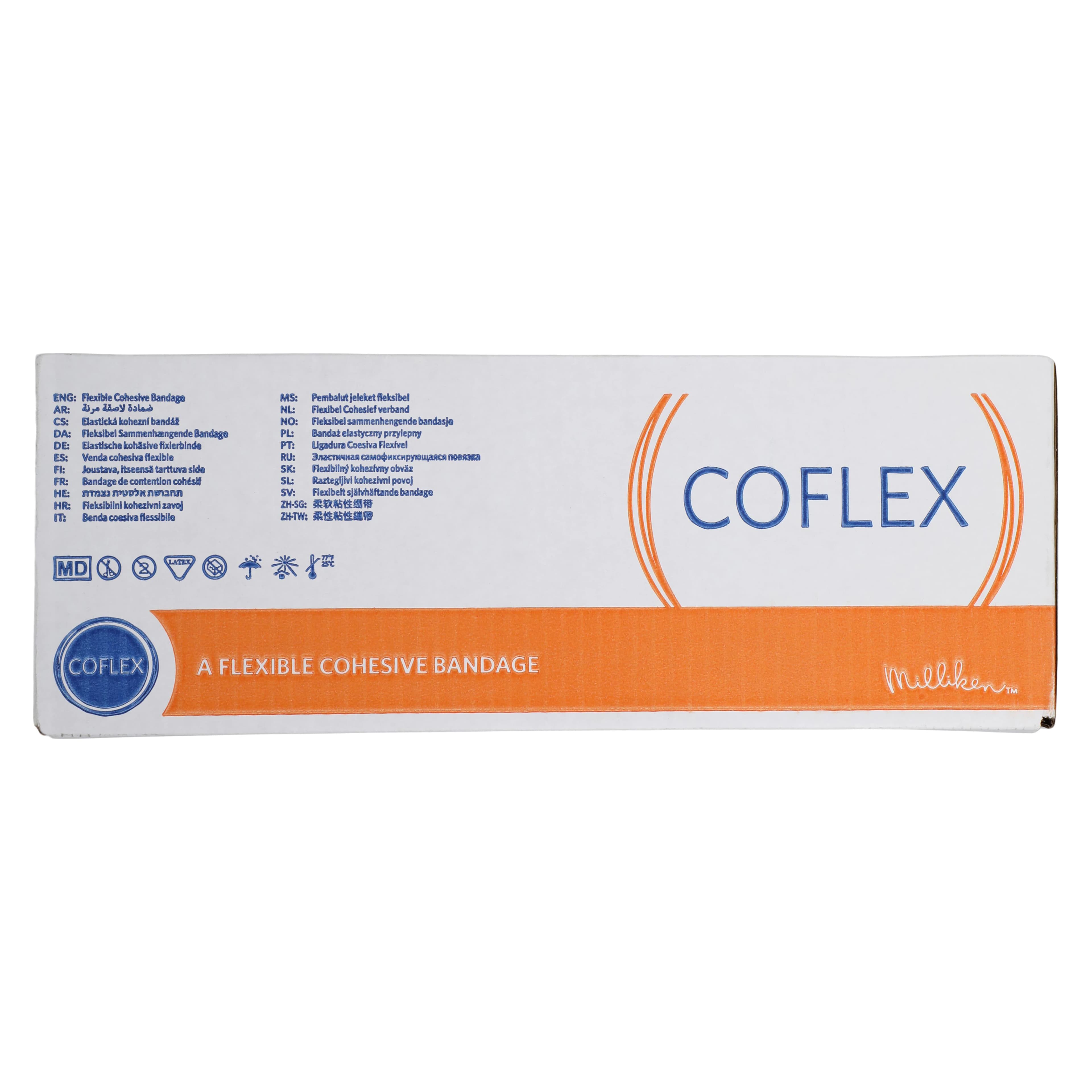 CoFlex Compression Bandage, Elastic, 3" x 5 yd, Royal Blue, Non-Sterile, 24/Case thumbnail 3