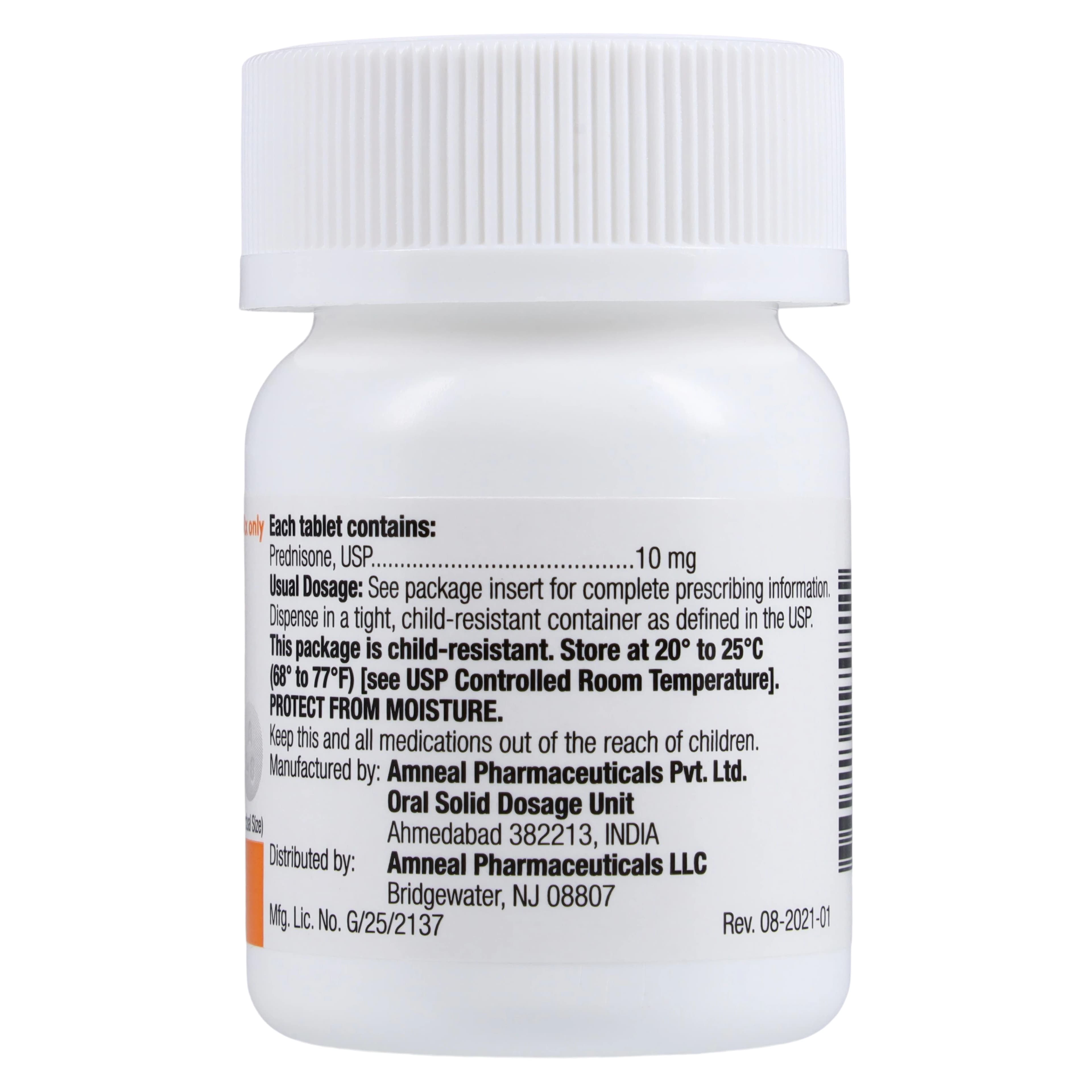 Amneal Prednisone Tablets, 10mg, 100/Bottle thumbnail 2