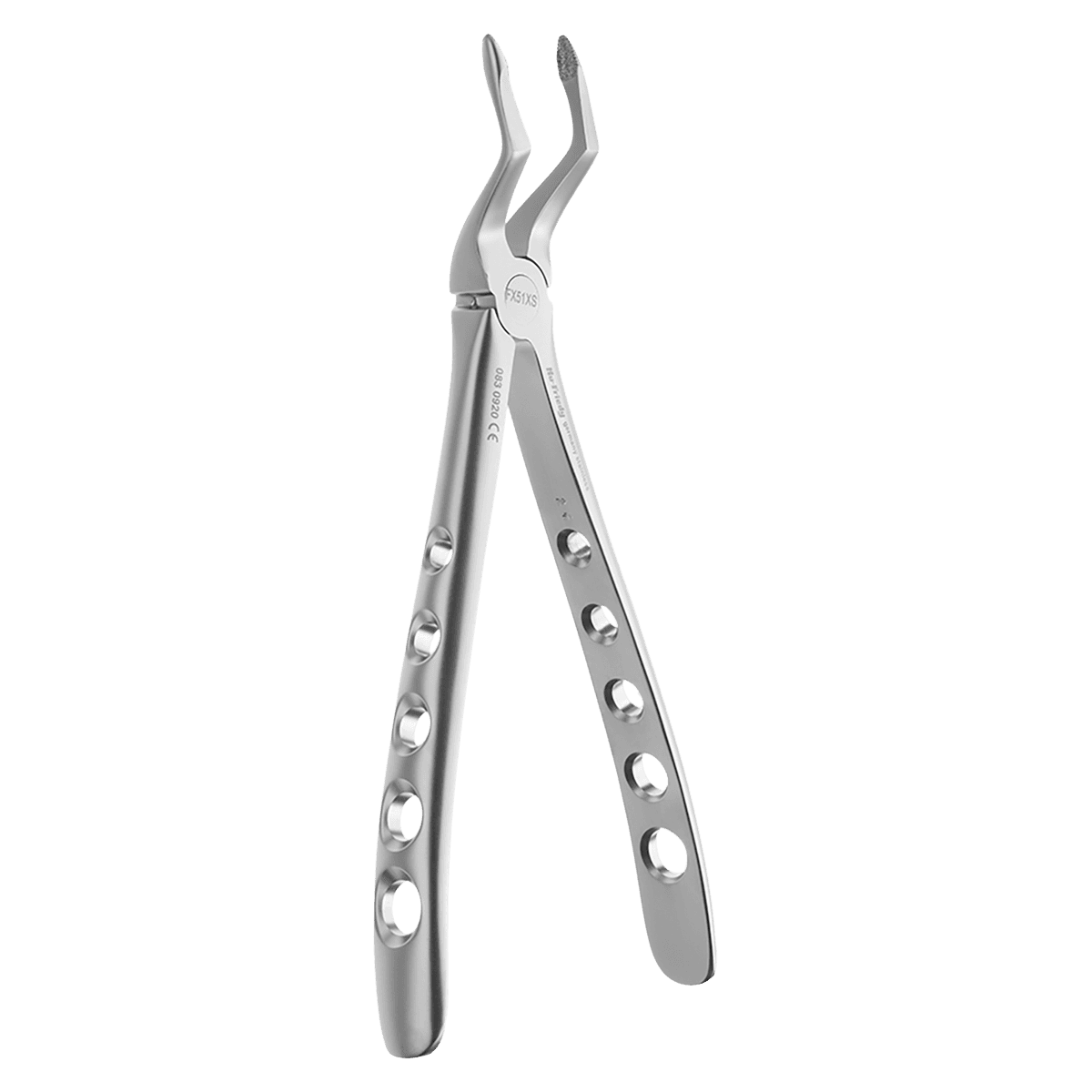Hu-Friedy 51 Atraumair Forceps, Diamond Dusted, Serrated, Upper, FX51XSD - 51 Atraumair Forceps Serrated Upper Diamond Dusted - Image 1