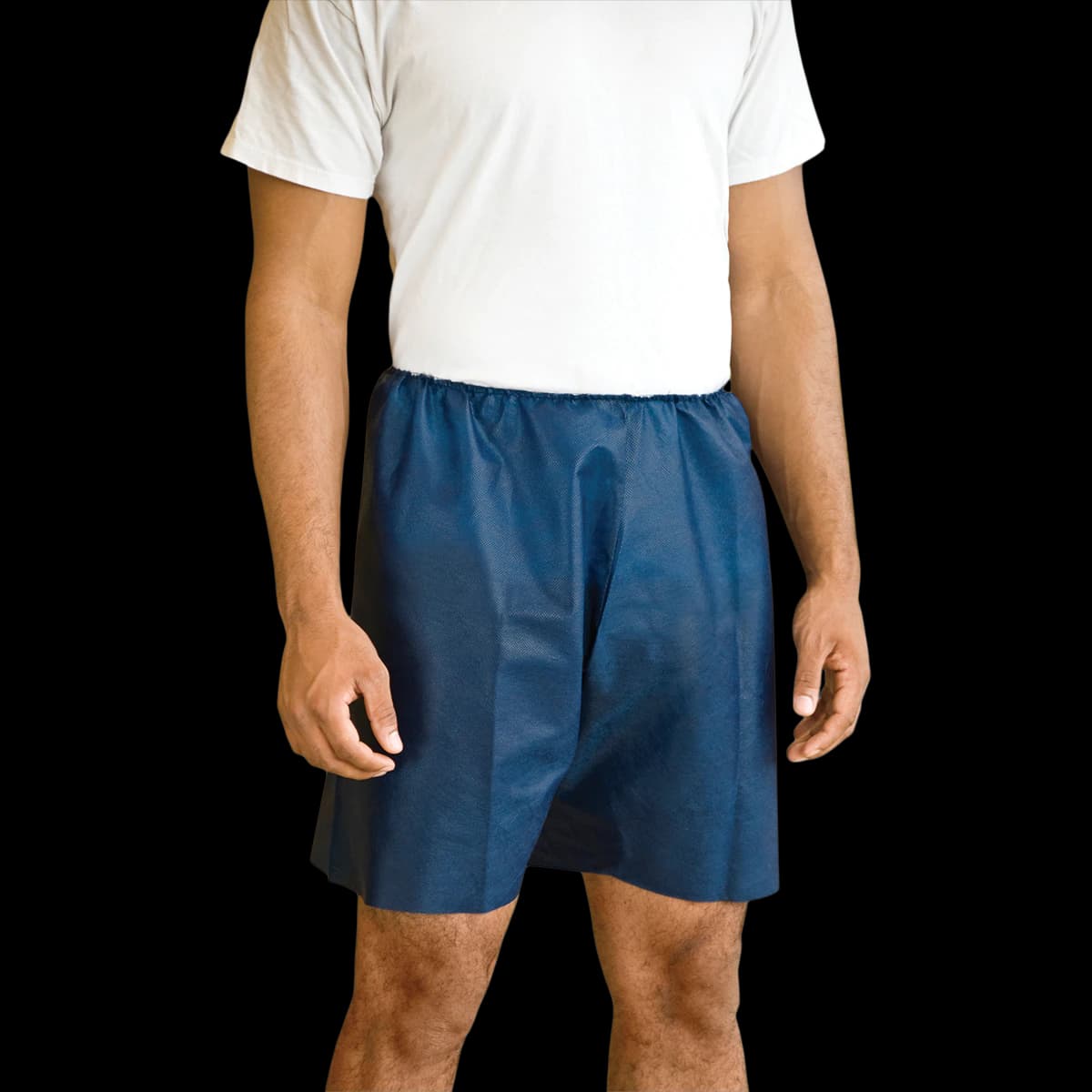 Graham Medical MediShorts Exam Shorts, Non-Woven, Navy Blue, Large/X-Large, Disposable, 50/Case - Shorts Exam MediShorts - Image 1