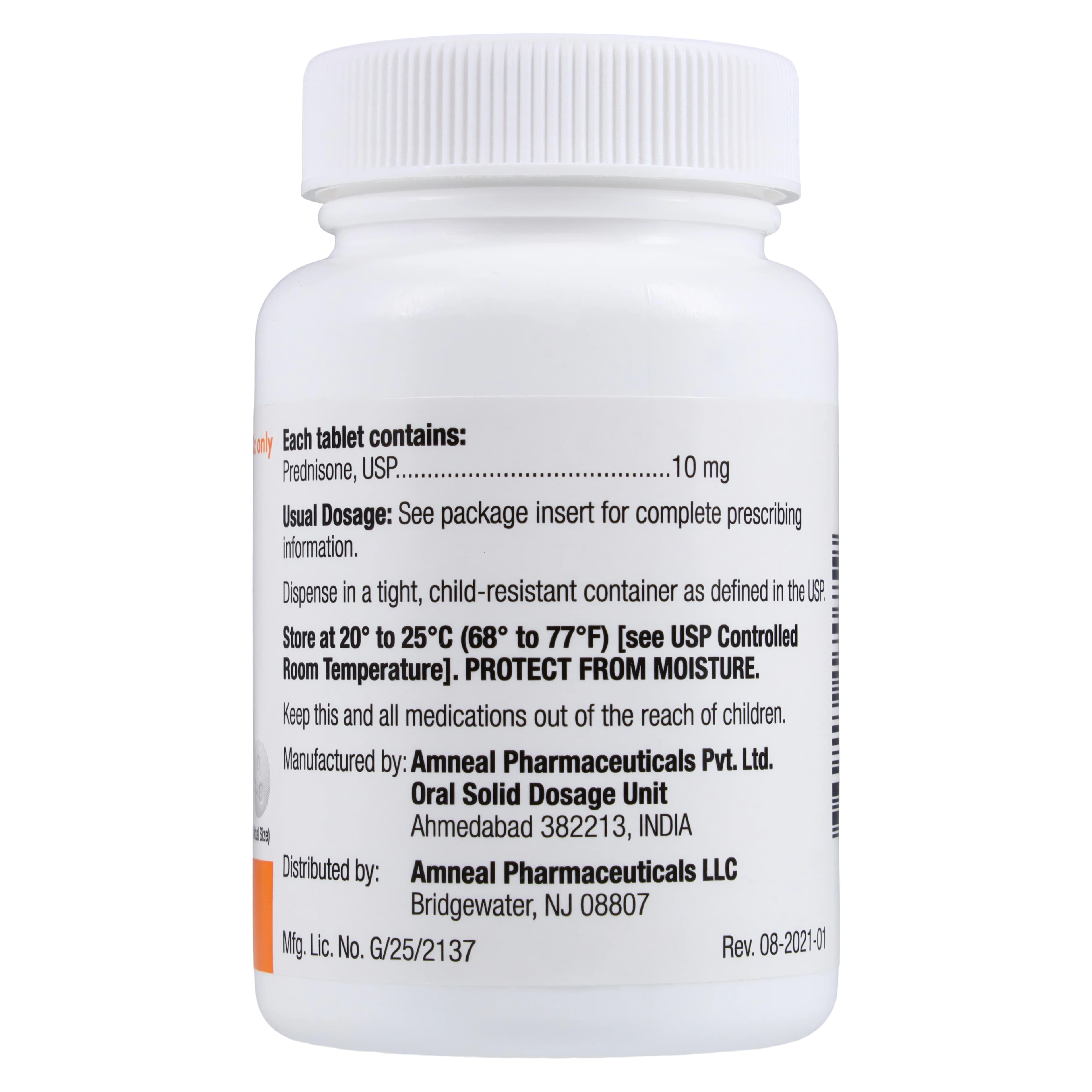 Amneal Prednisone Tablets, 10mg, 500/Bottle thumbnail 2