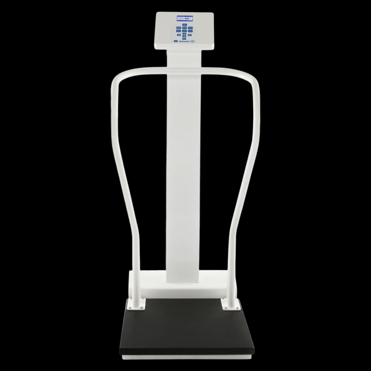 Pelstar Heavy Duty Platform Scale, 1000 lb Capacity, White/Black - Scale Platform HvyDty Wht/Blk - Image 1